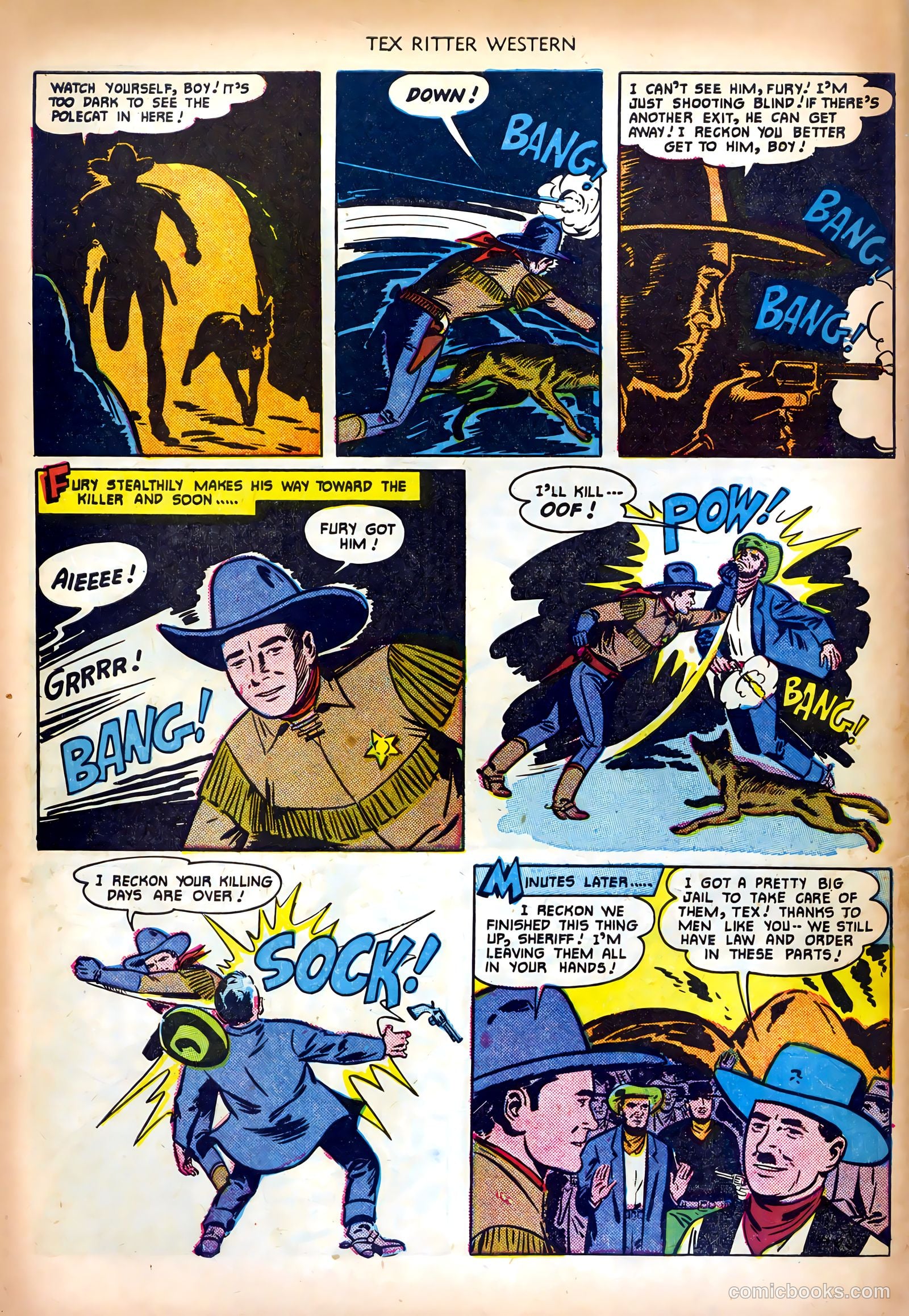Tex Ritter Western #5 — page 34 of 36
