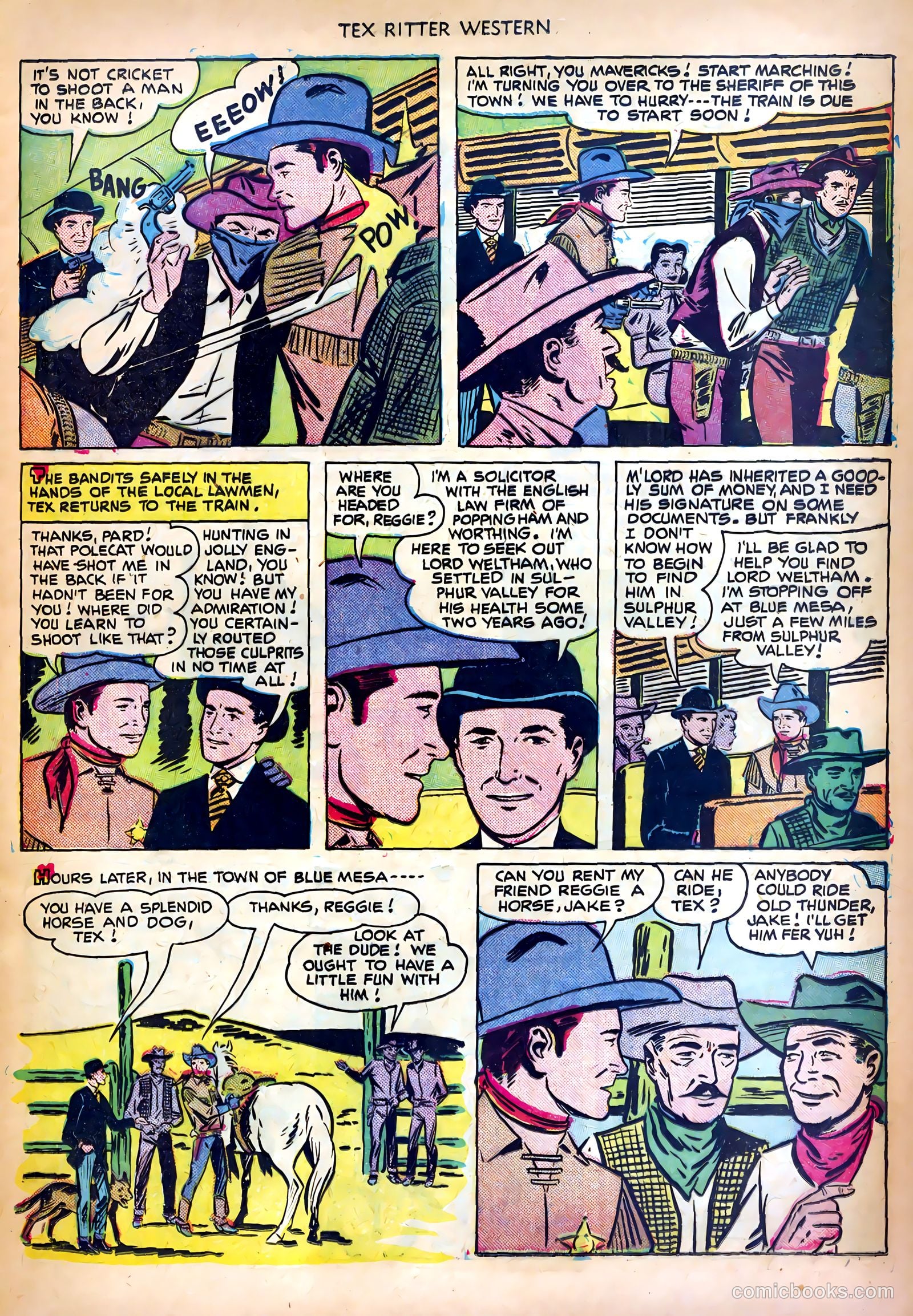 Tex Ritter Western #6 — page 5 of 36