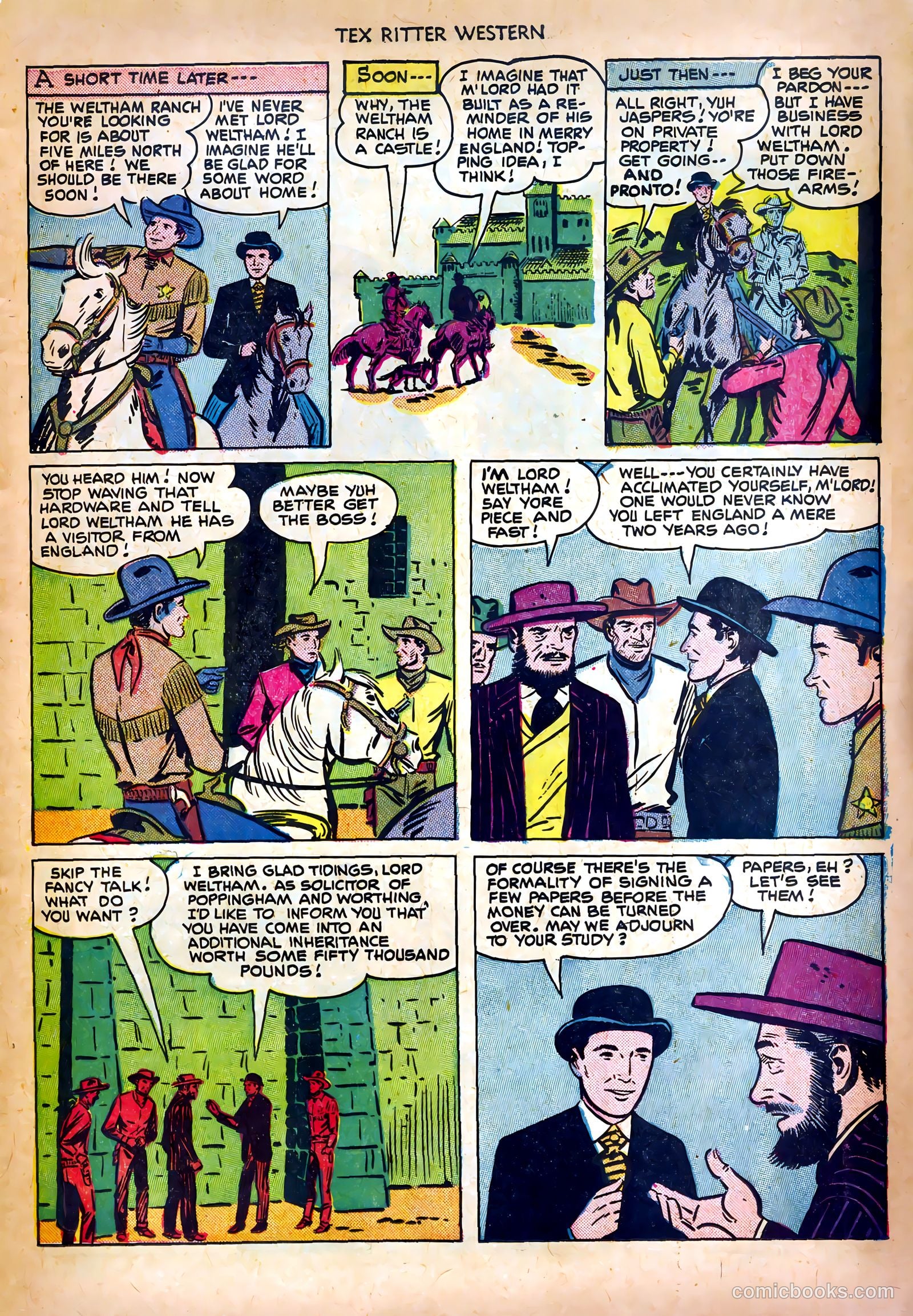 Tex Ritter Western #6 — page 7 of 36