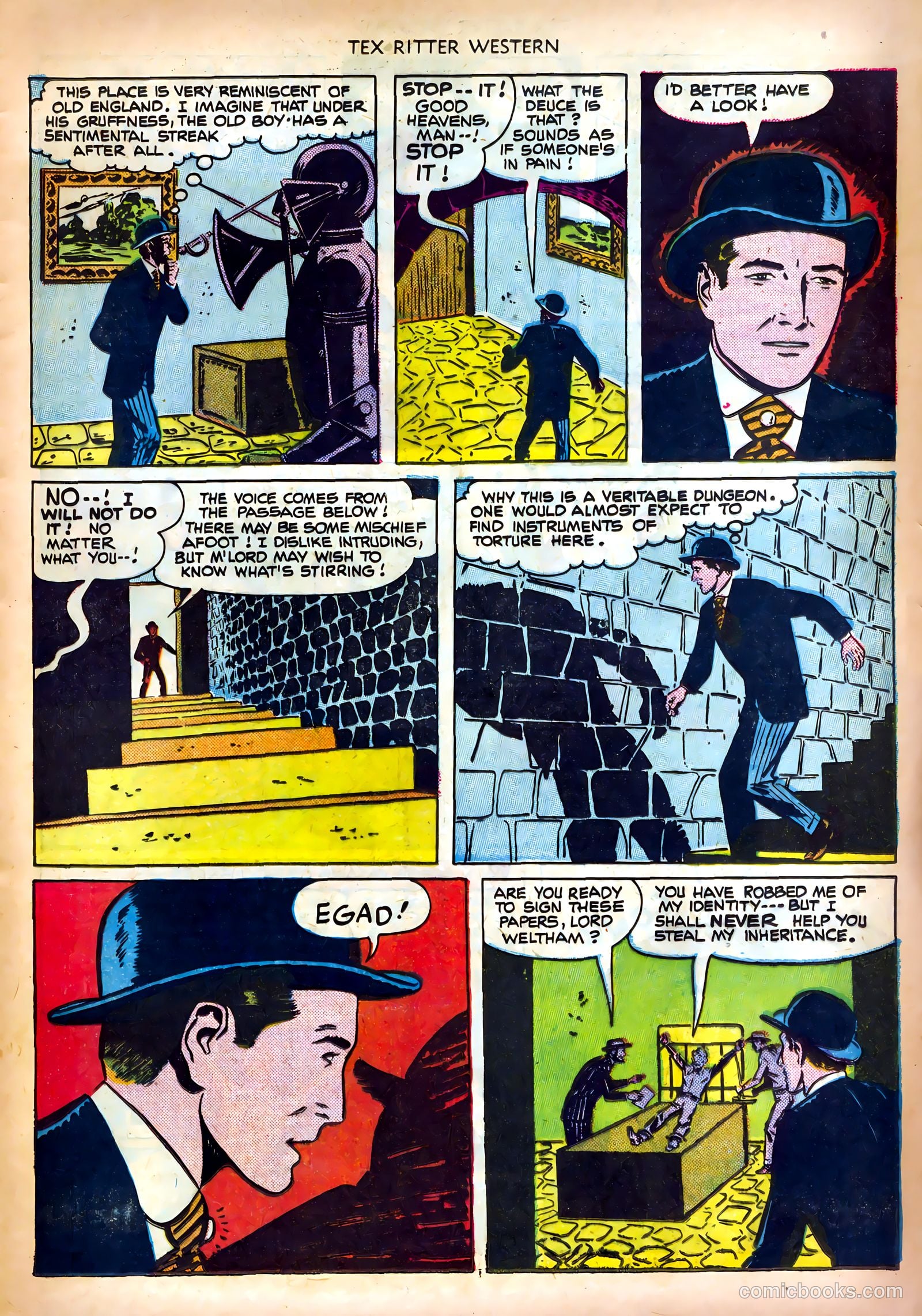 Tex Ritter Western #6 — page 9 of 36