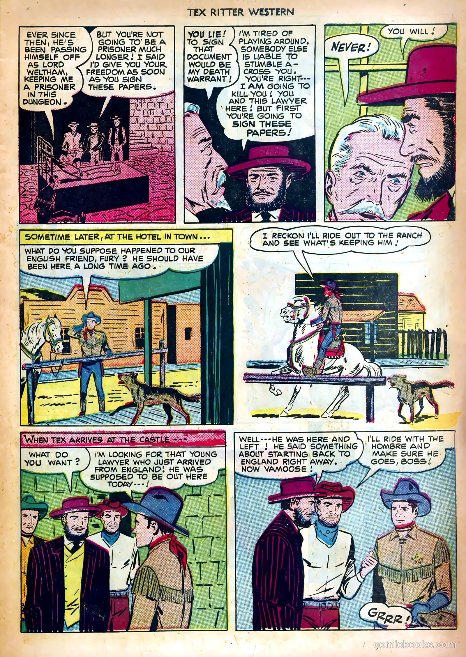 Tex Ritter Western #6 — page 11 of 36
