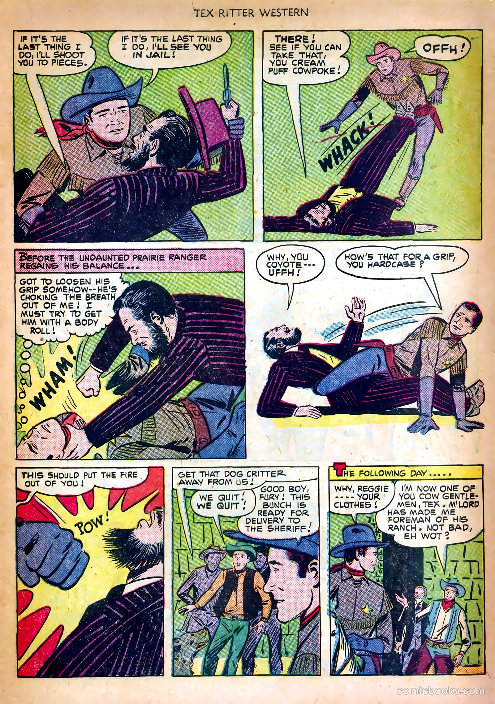 Tex Ritter Western #6 — page 15 of 36