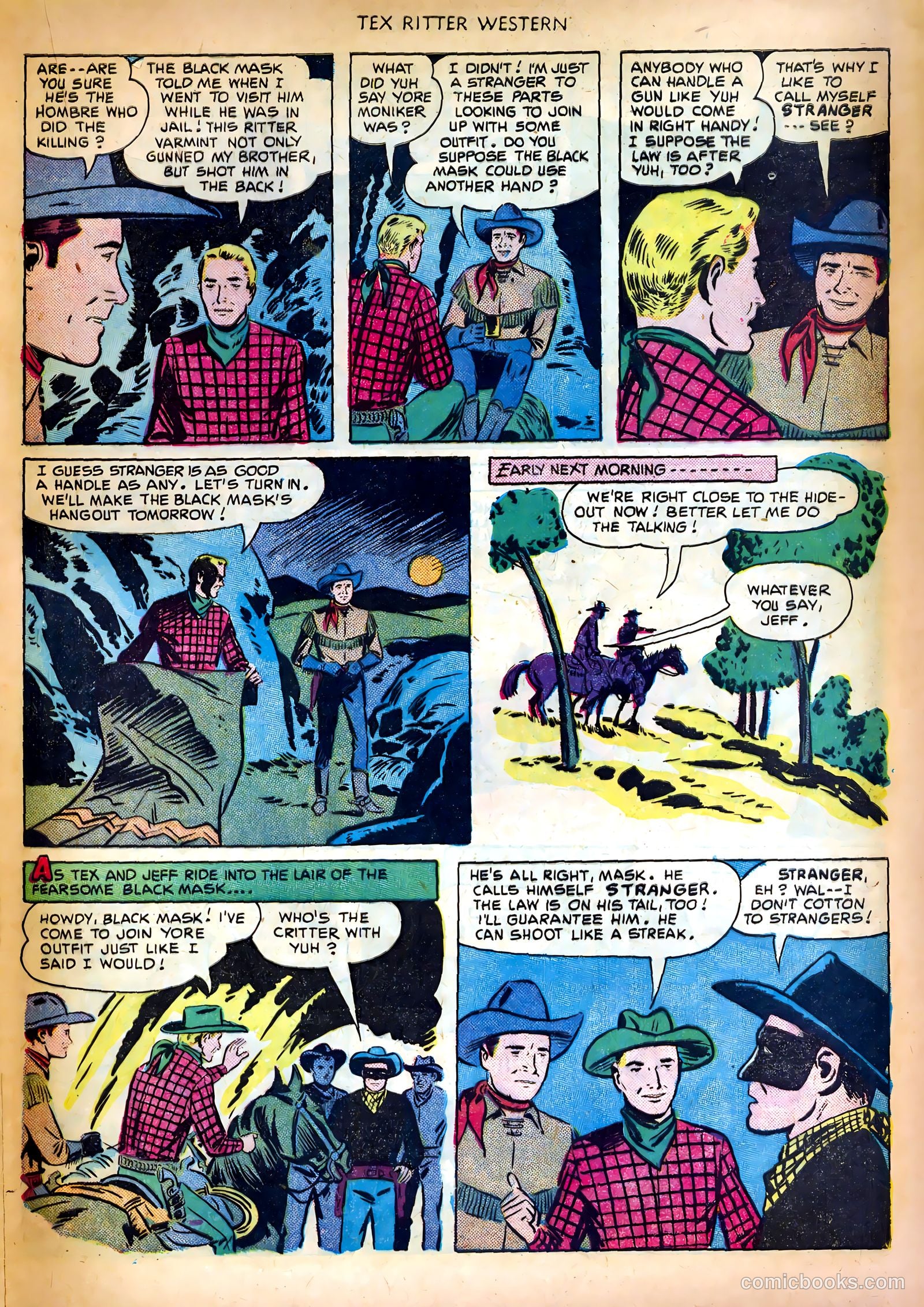Tex Ritter Western #6 — page 21 of 36