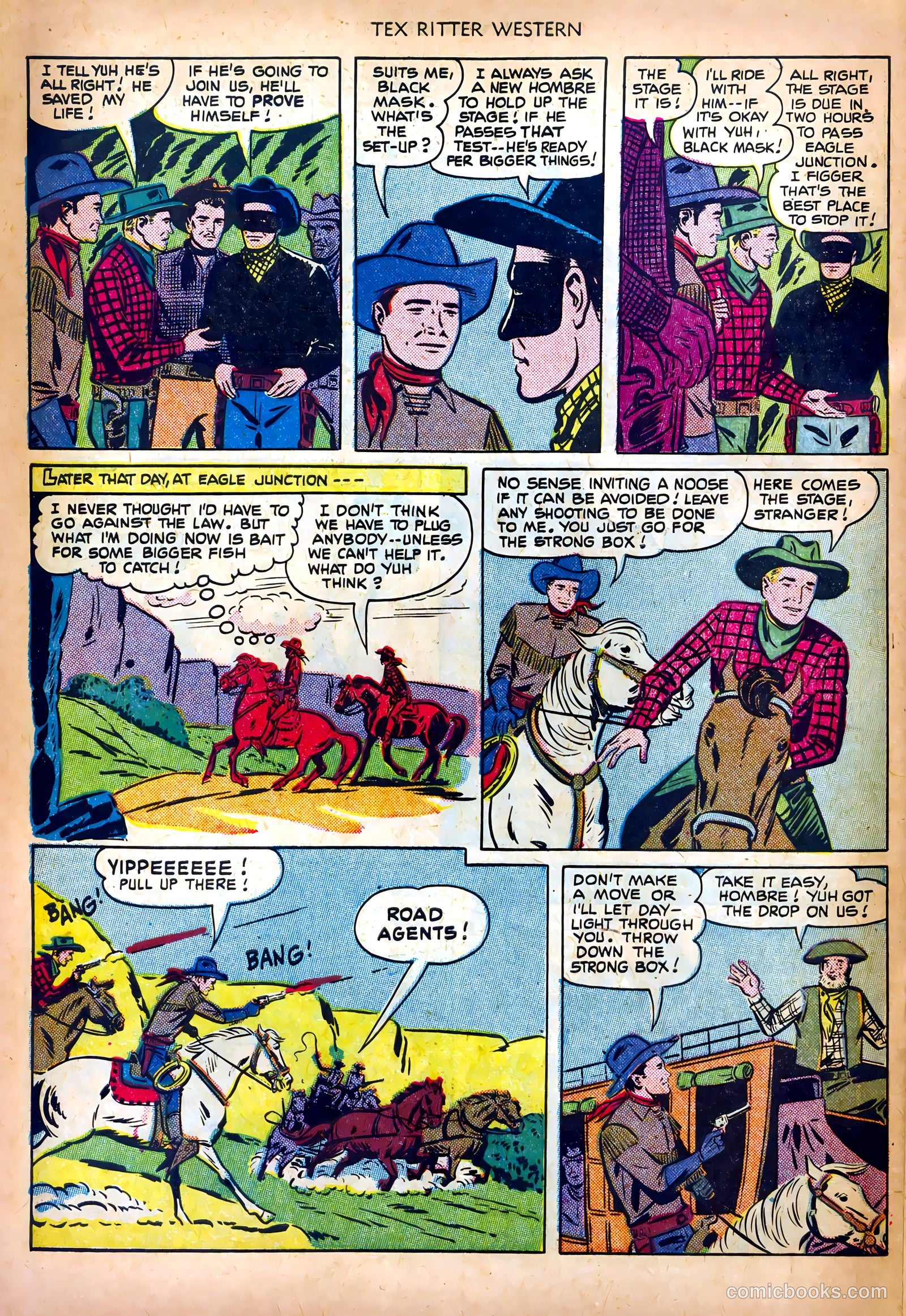 Tex Ritter Western #6 — page 22 of 36