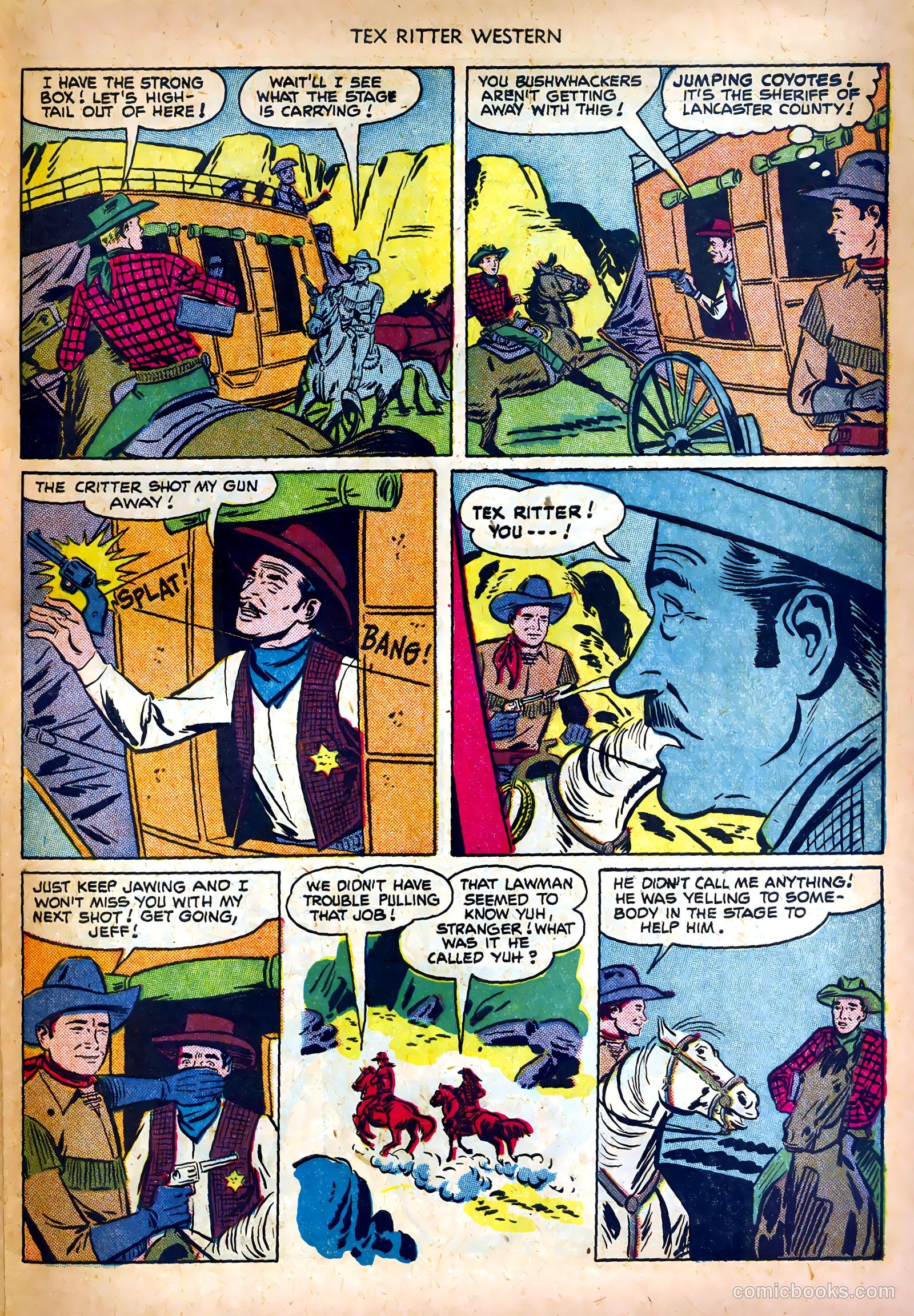Tex Ritter Western #6 — page 23 of 36