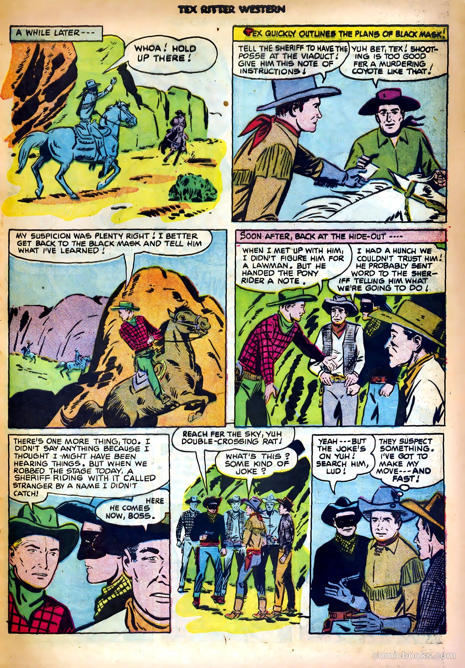 Tex Ritter Western #6 — page 25 of 36