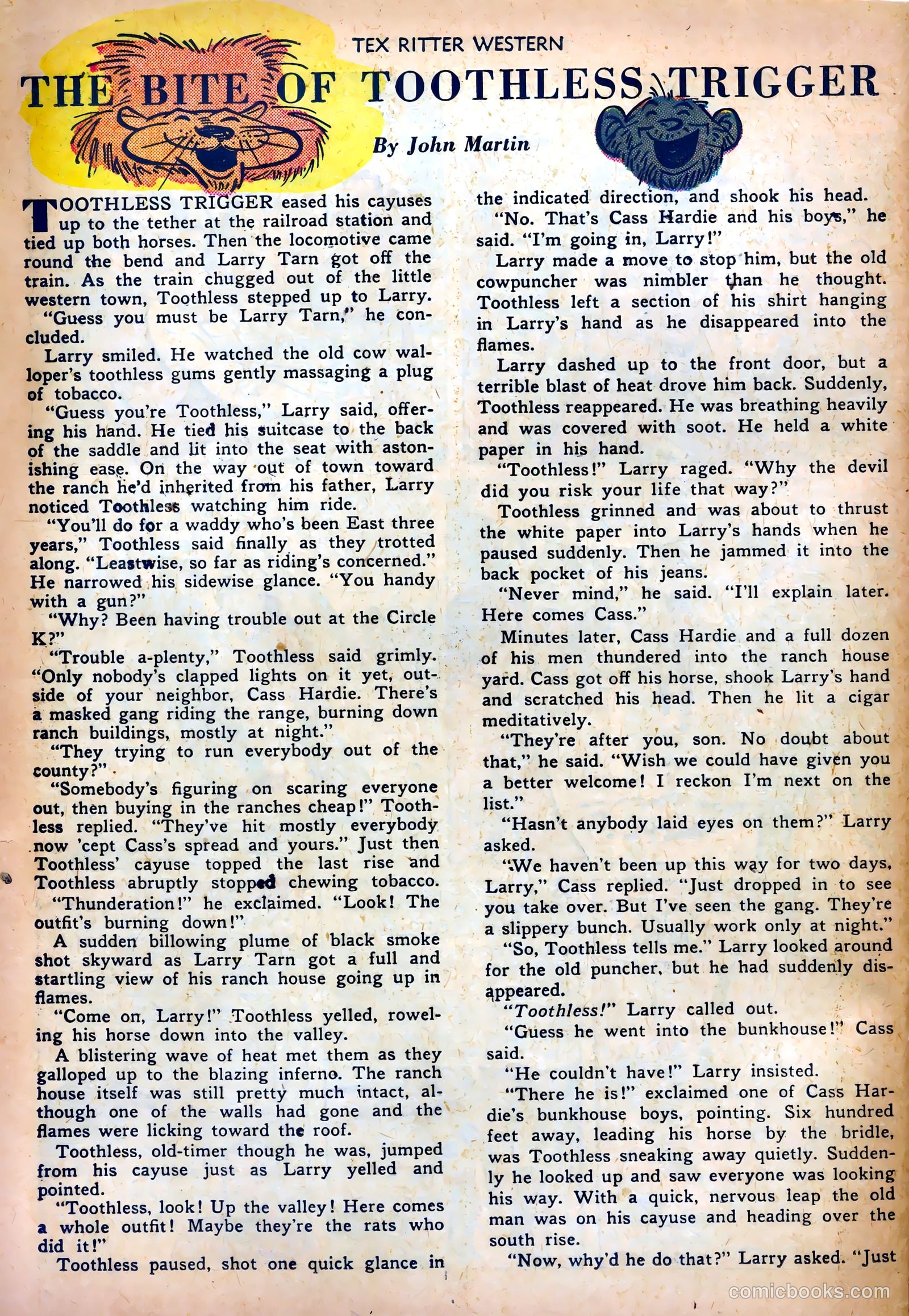 Tex Ritter Western #6 — page 30 of 36