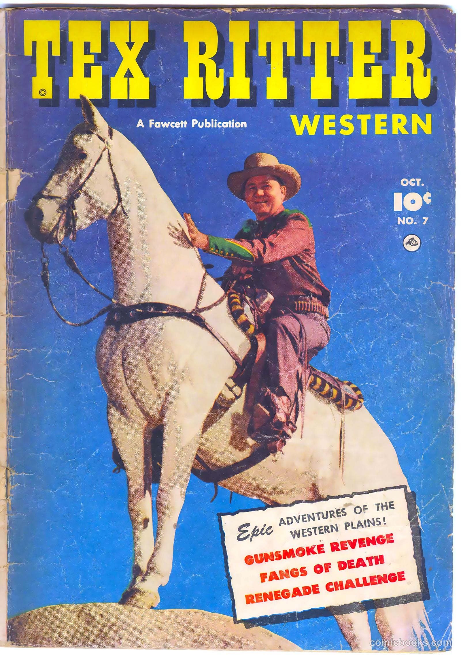 Tex Ritter Western #7 — page 1 of 36