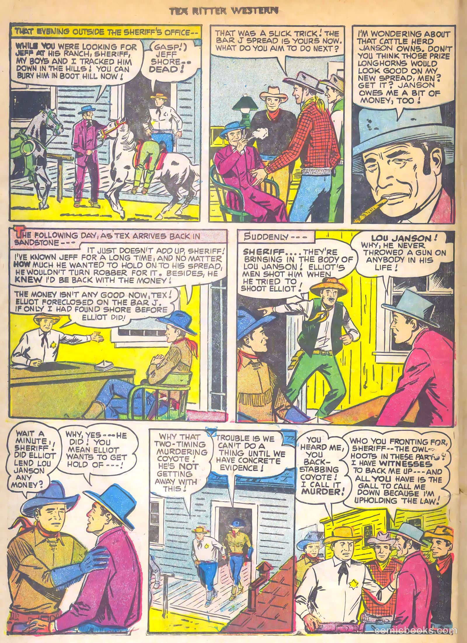 Tex Ritter Western #7 — page 6 of 36