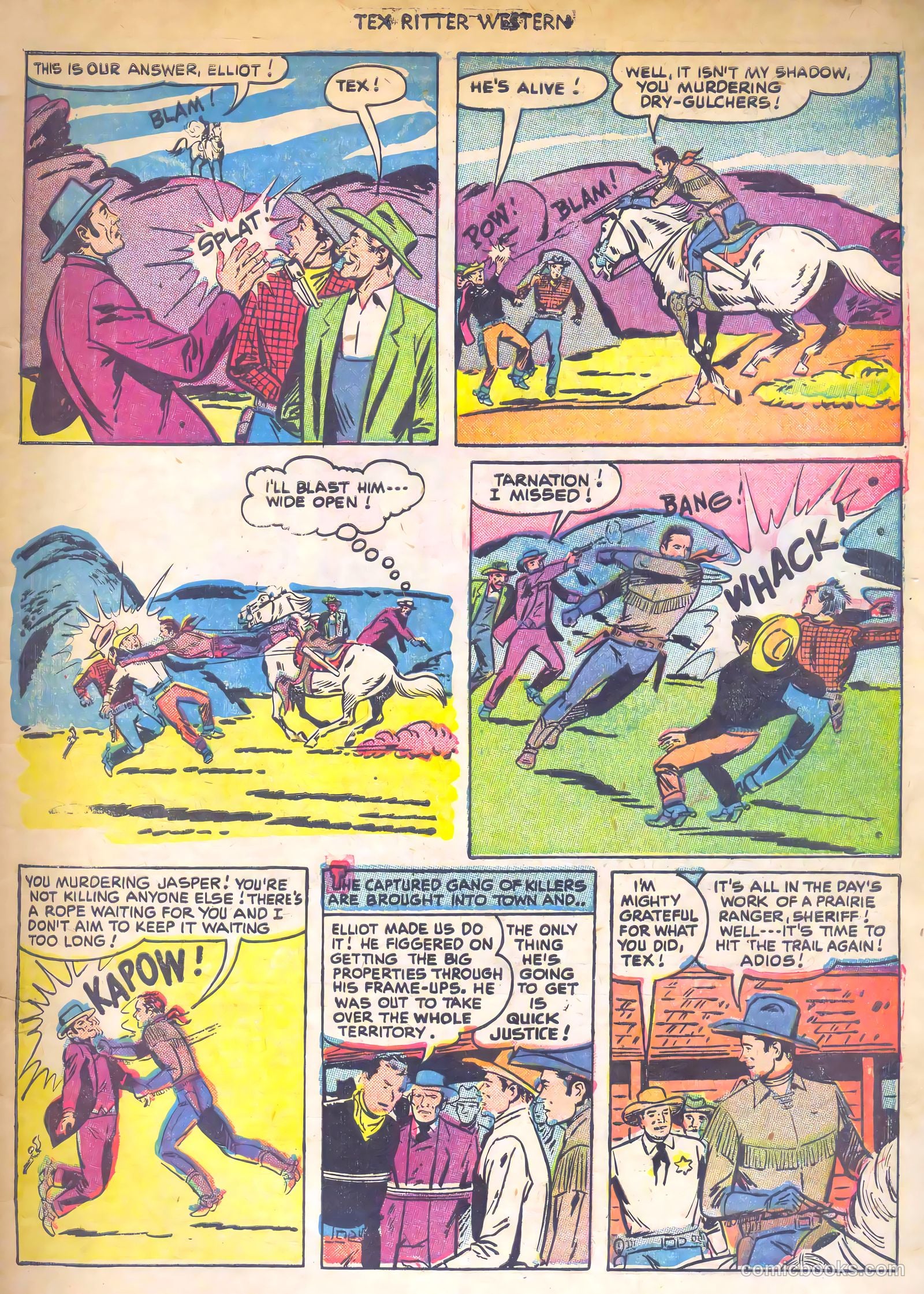 Tex Ritter Western #7 — page 11 of 36