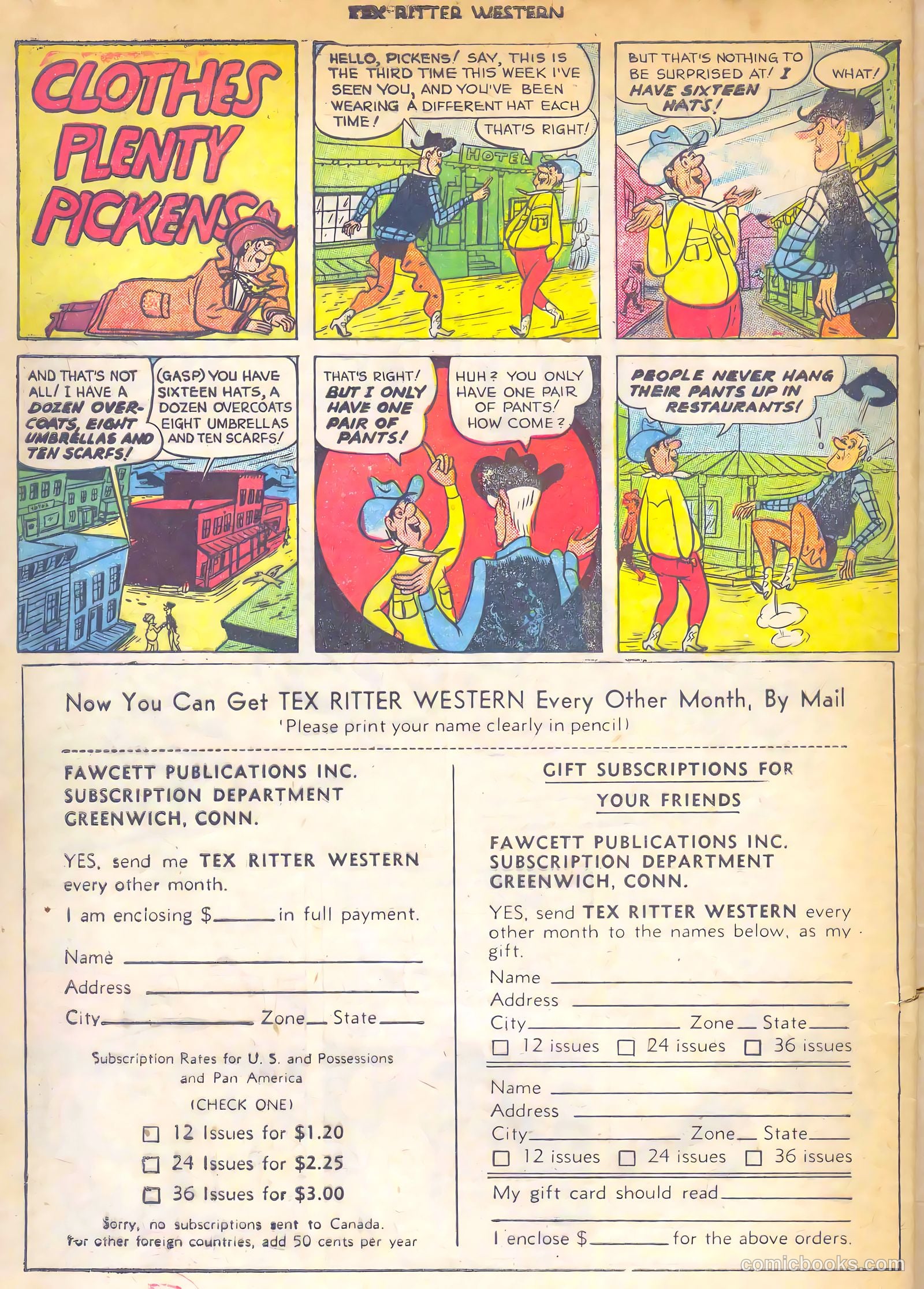 Tex Ritter Western #7 — page 12 of 36