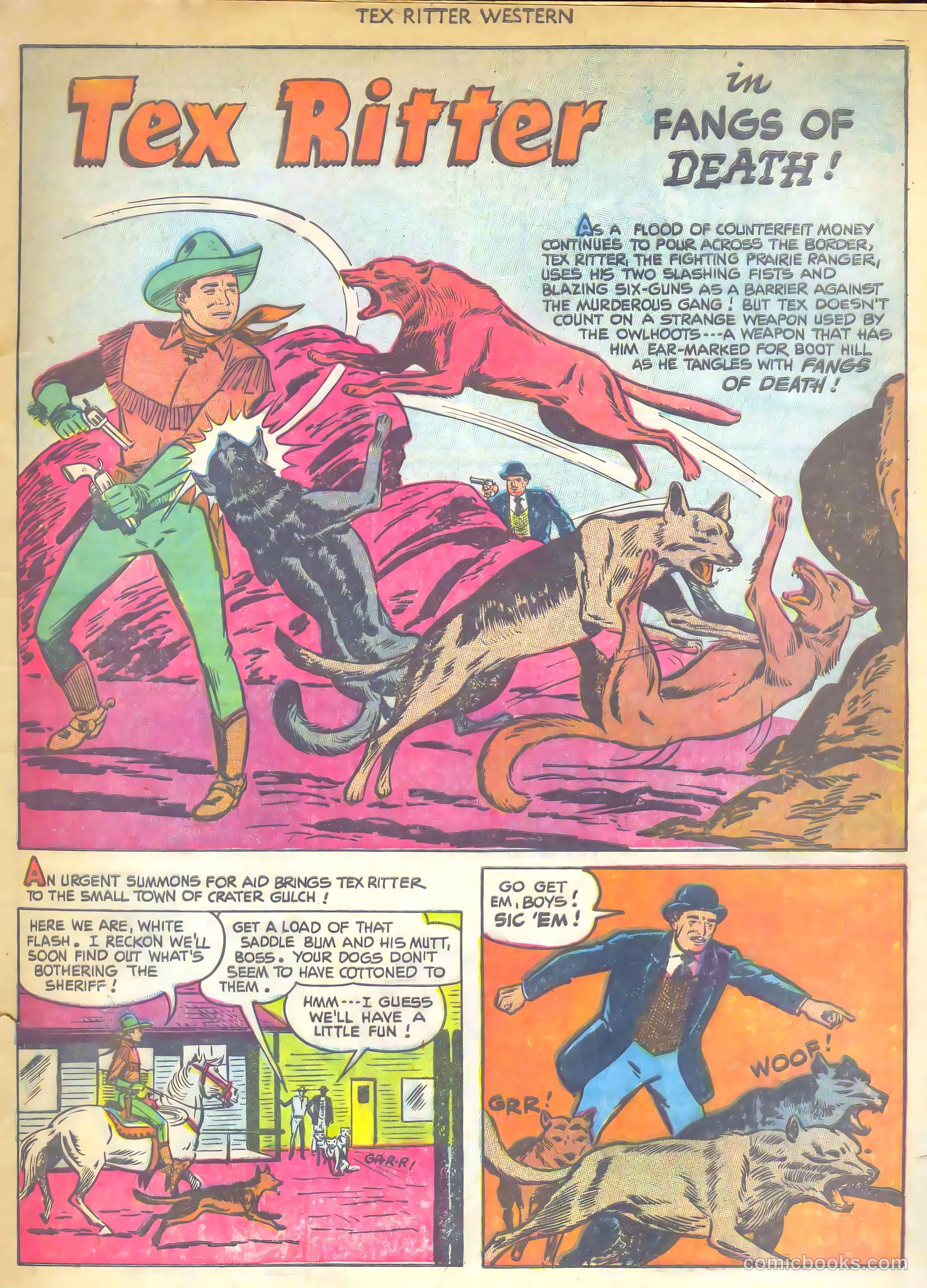 Tex Ritter Western #7 — page 17 of 36