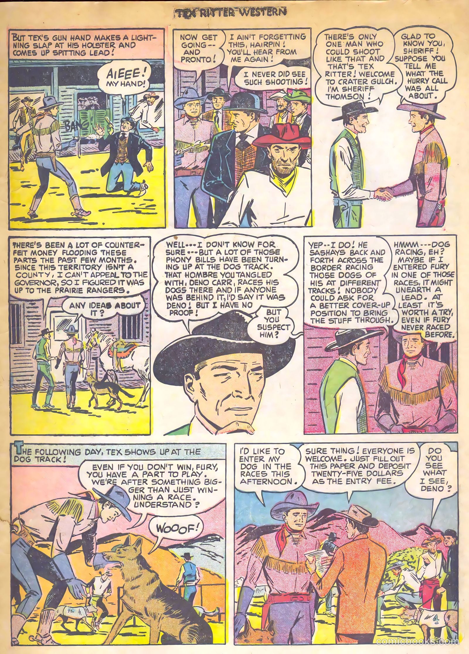 Tex Ritter Western #7 — page 19 of 36
