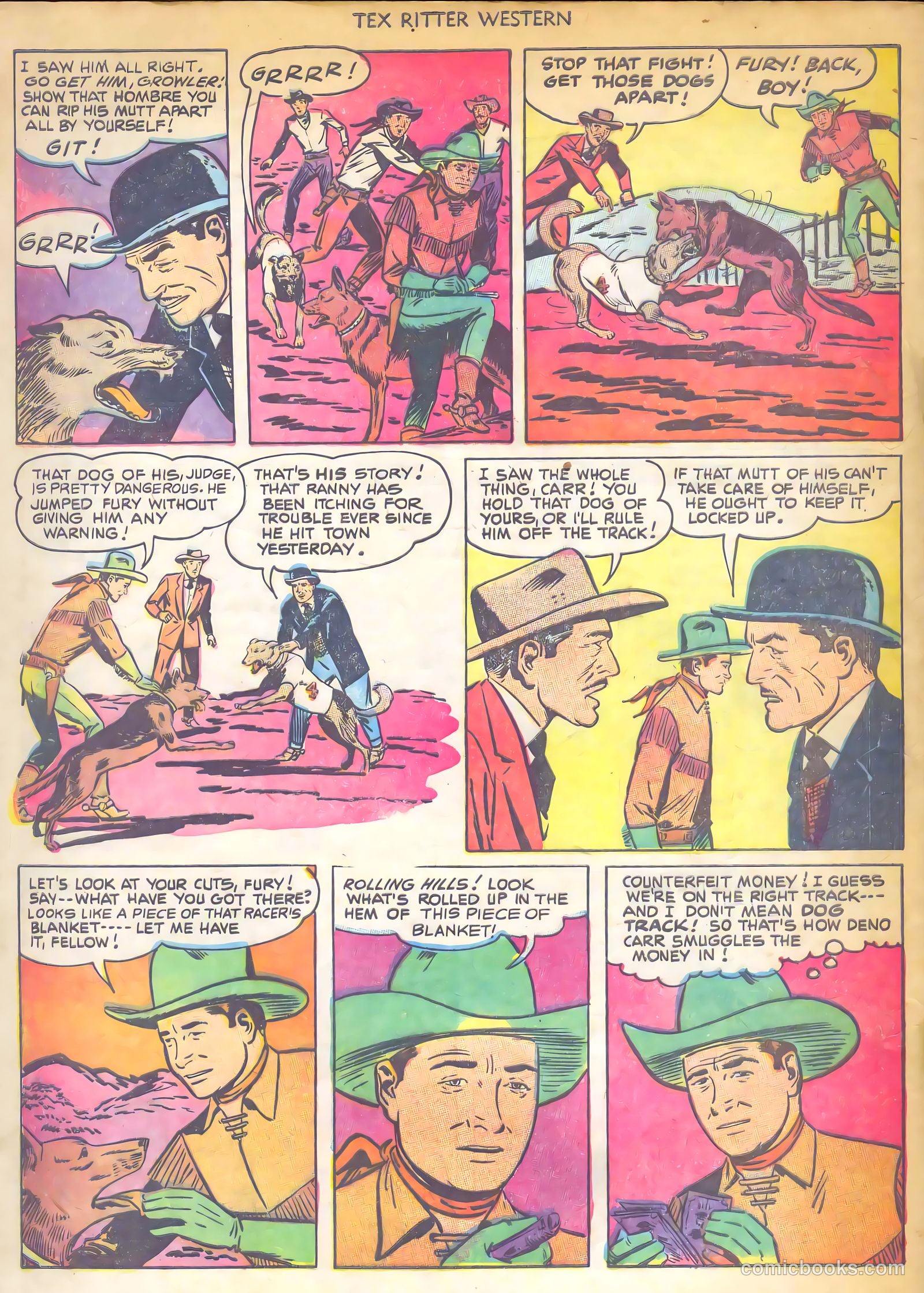 Tex Ritter Western #7 — page 20 of 36