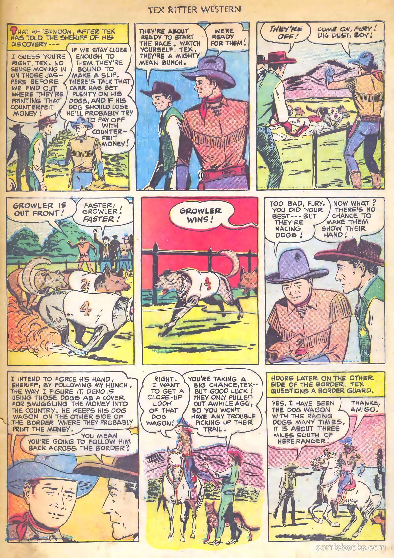 Tex Ritter Western #7 — page 21 of 36