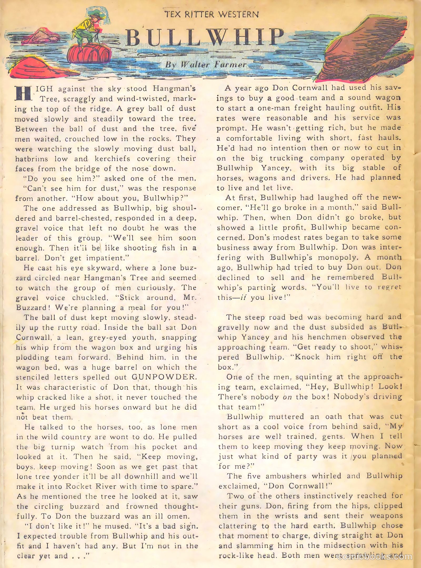 Tex Ritter Western #7 — page 24 of 36