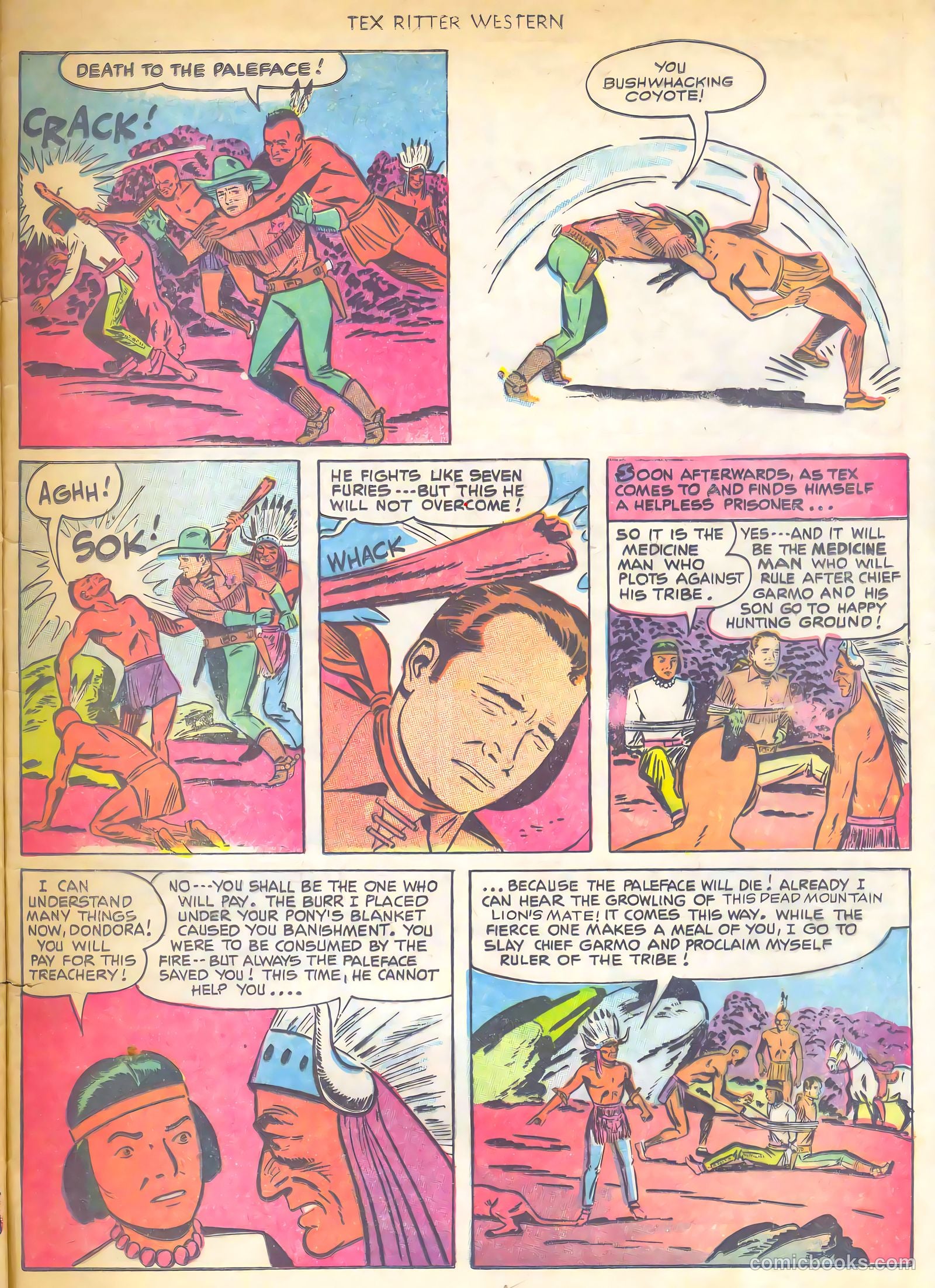 Tex Ritter Western #7 — page 33 of 36