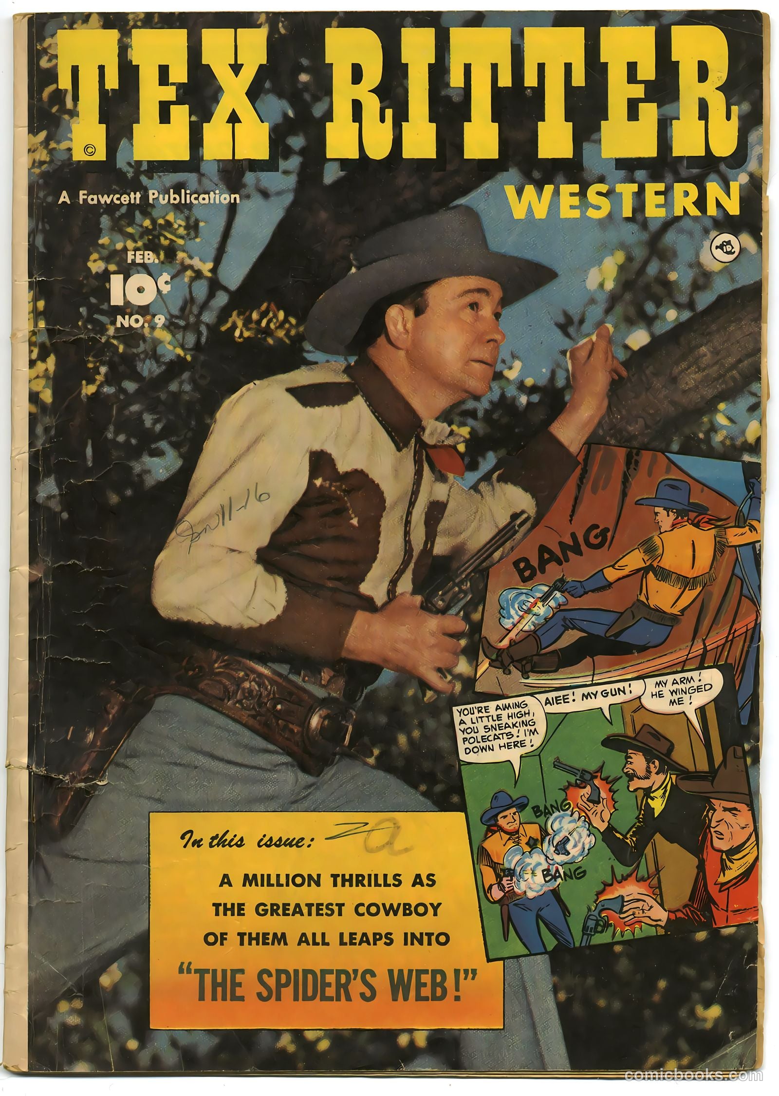 Tex Ritter Western #9 — page 1 of 36