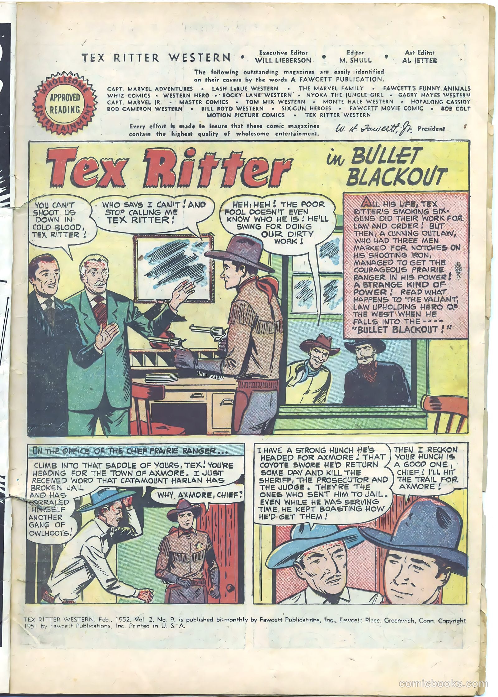 Tex Ritter Western #9 — page 3 of 36