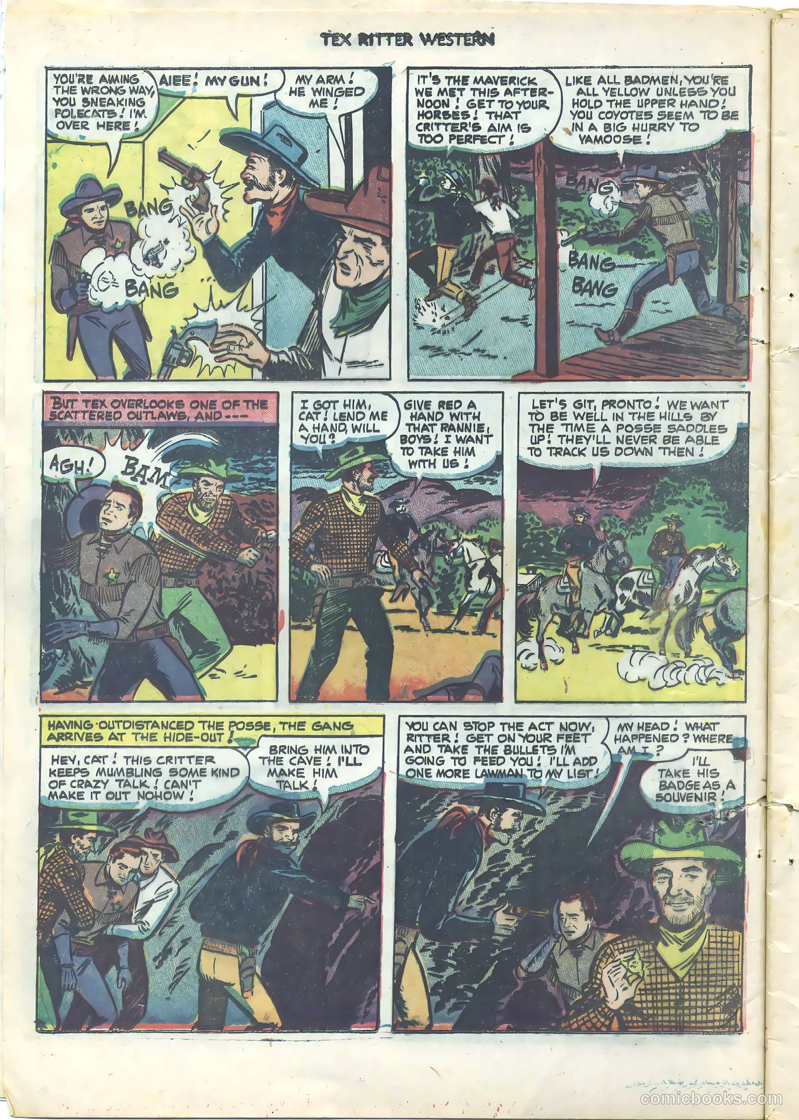 Tex Ritter Western #9 — page 6 of 36