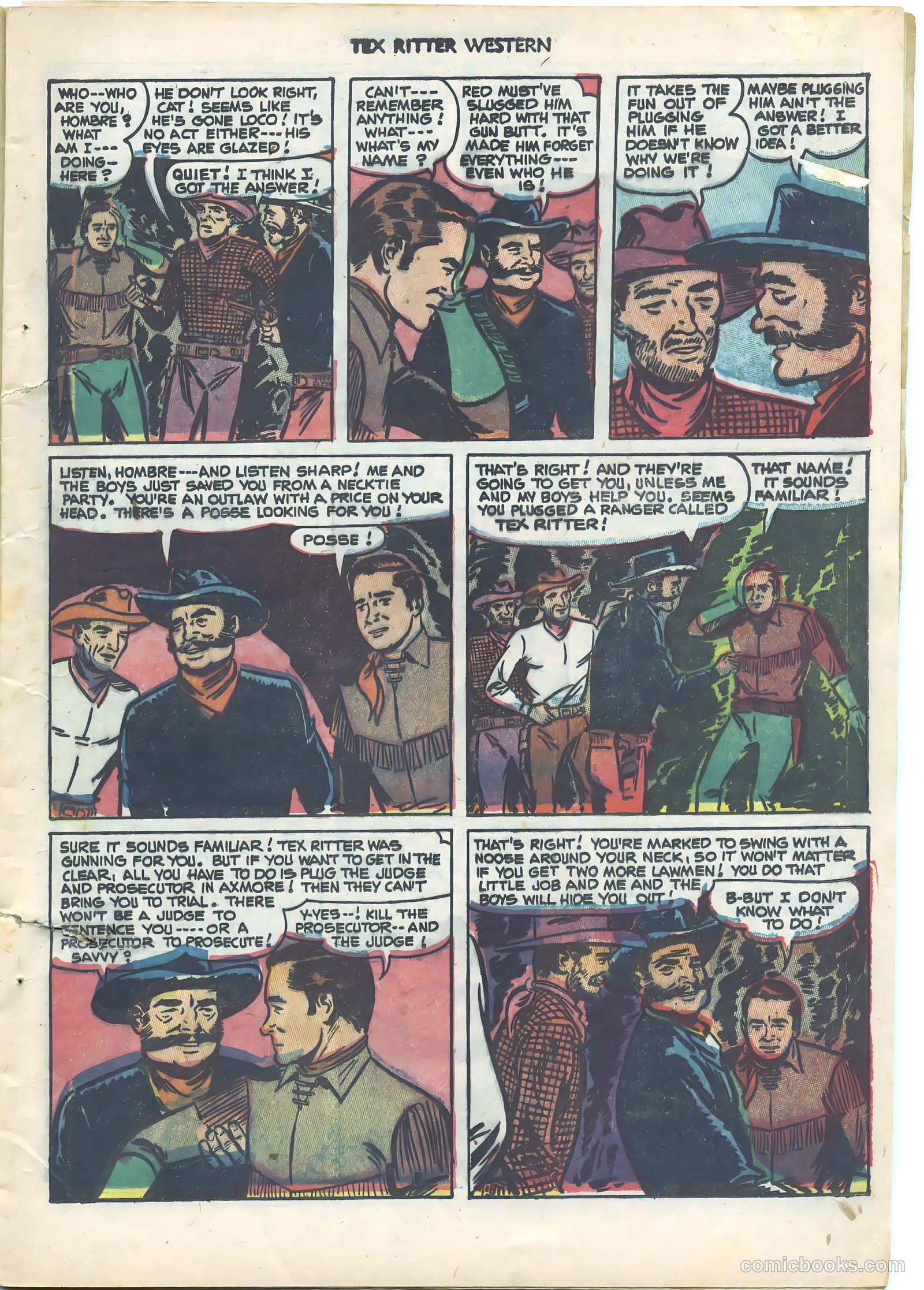 Tex Ritter Western #9 — page 7 of 36