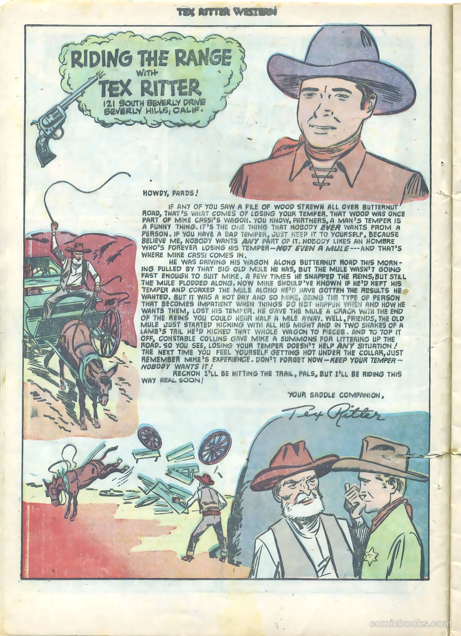 Tex Ritter Western #9 — page 12 of 36
