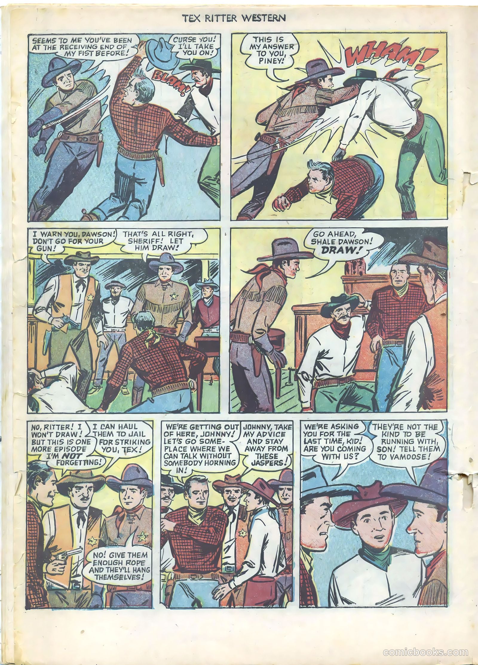 Tex Ritter Western #9 — page 18 of 36