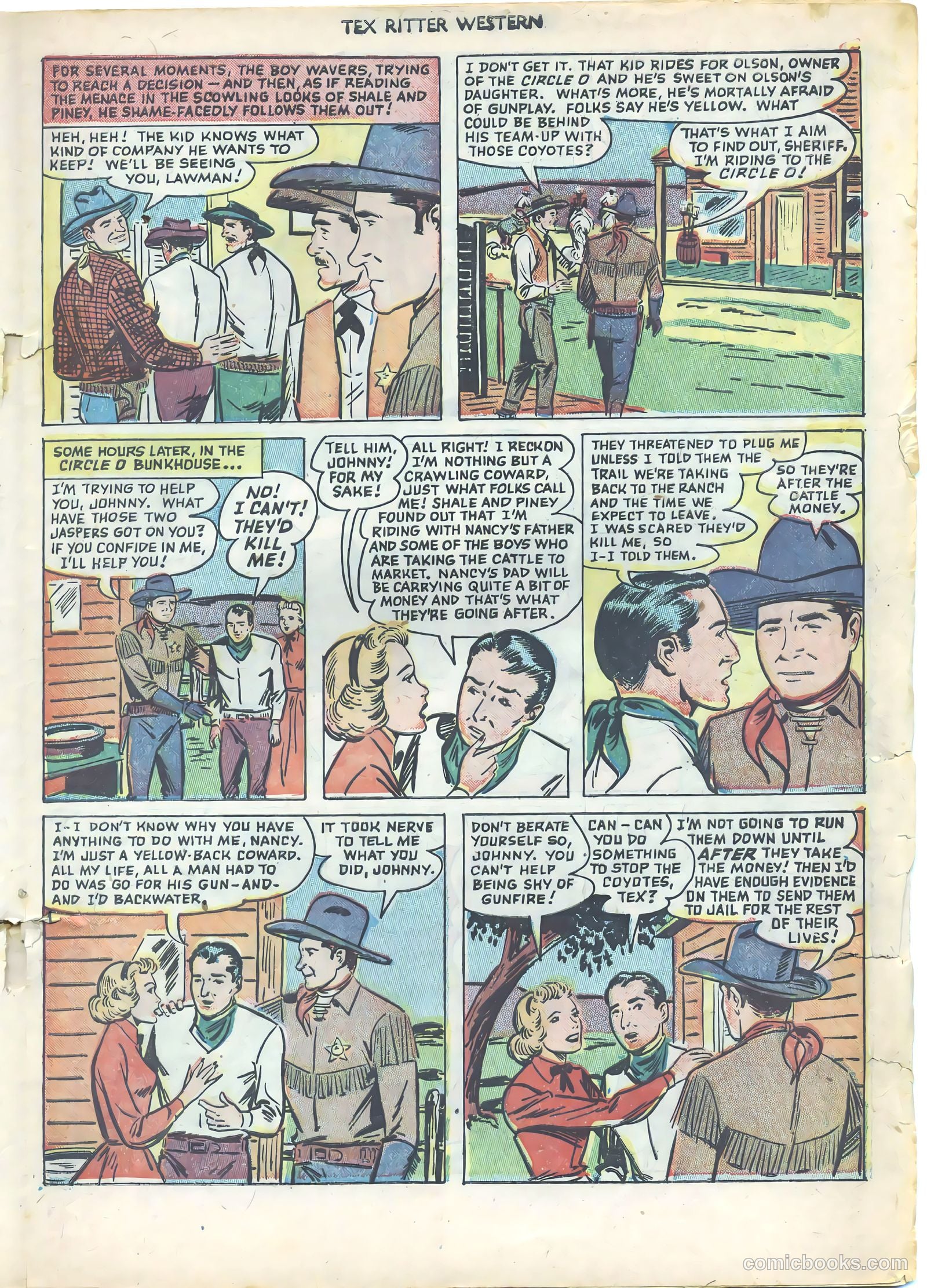 Tex Ritter Western #9 — page 19 of 36