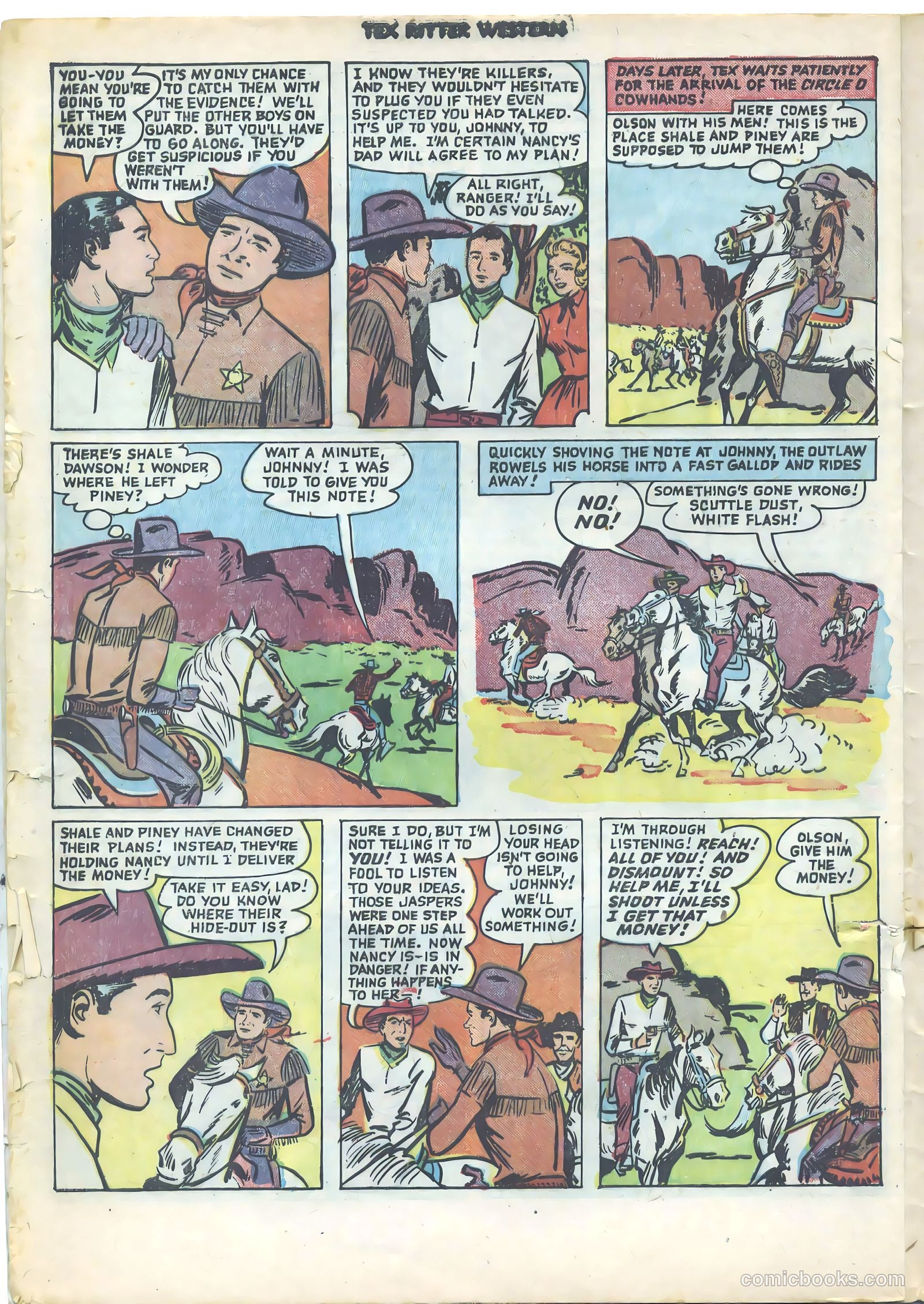 Tex Ritter Western #9 — page 20 of 36