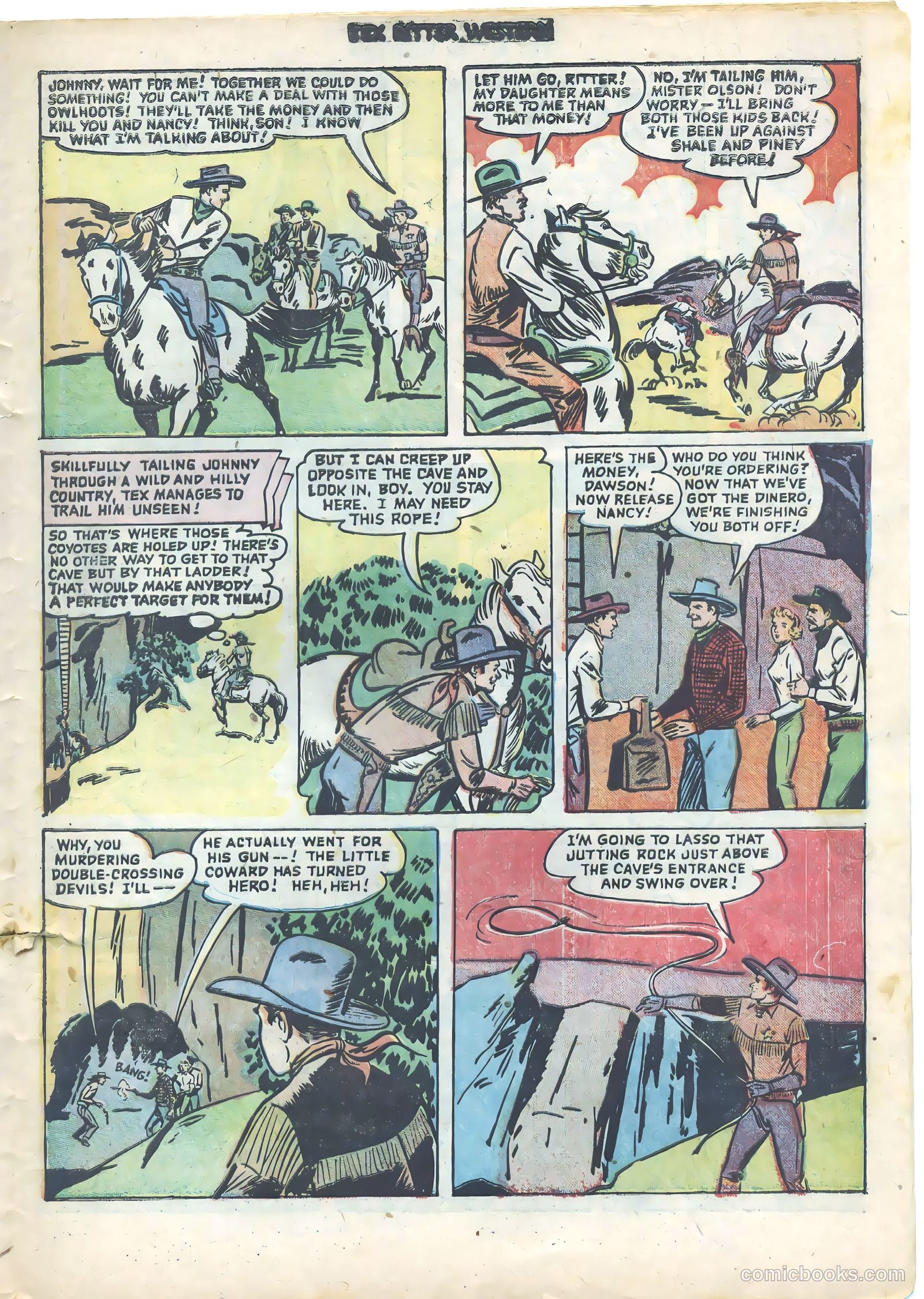 Tex Ritter Western #9 — page 21 of 36