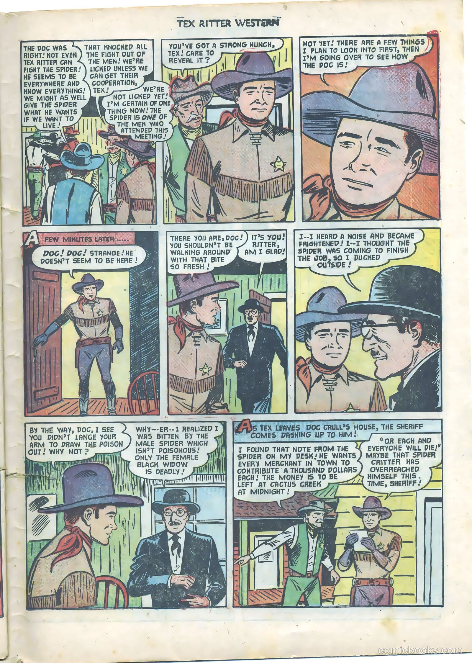 Tex Ritter Western #9 — page 29 of 36
