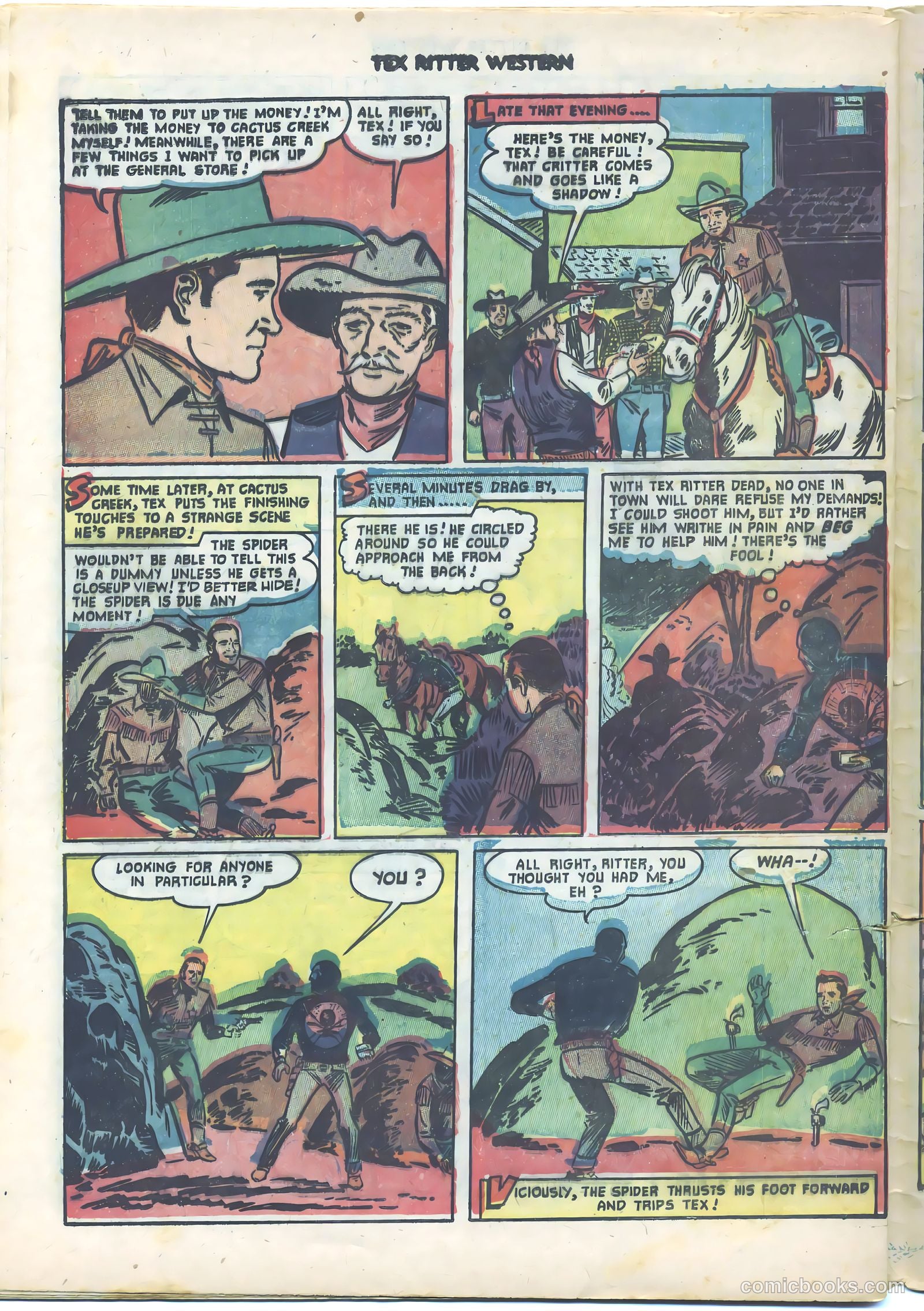 Tex Ritter Western #9 — page 30 of 36