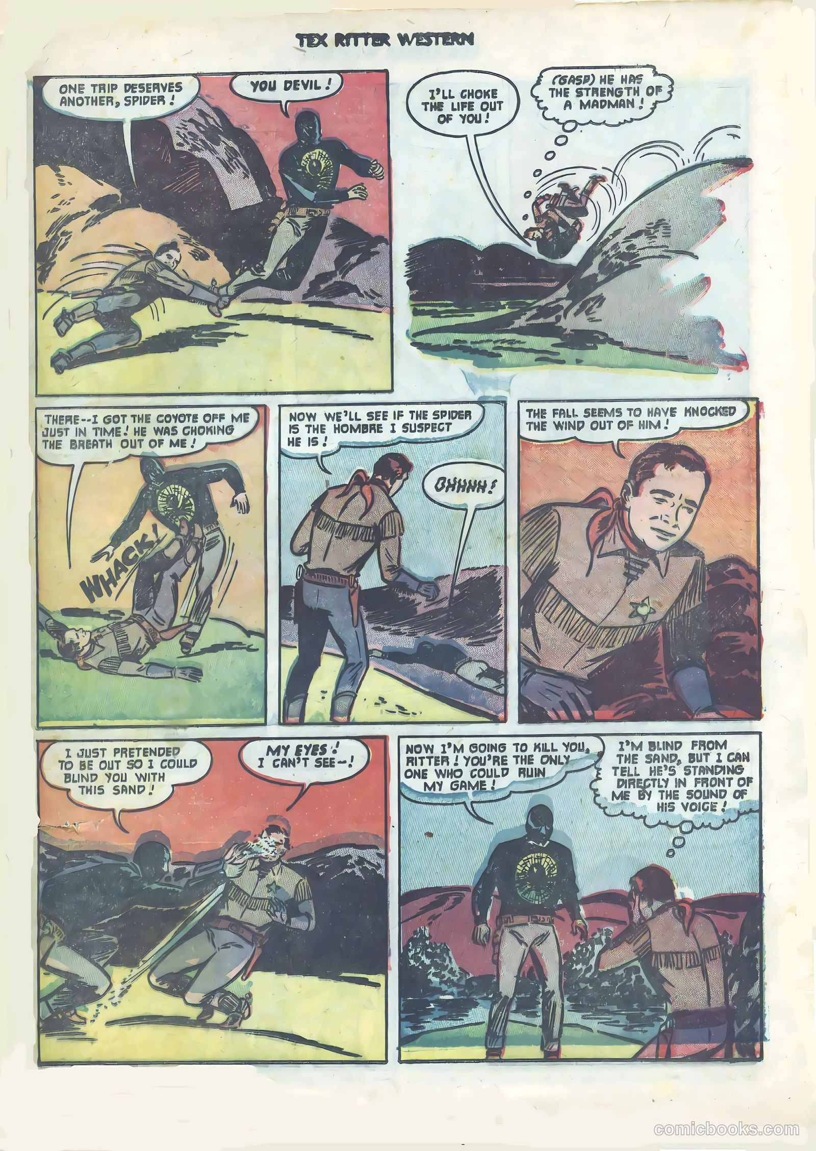 Tex Ritter Western #9 — page 31 of 36