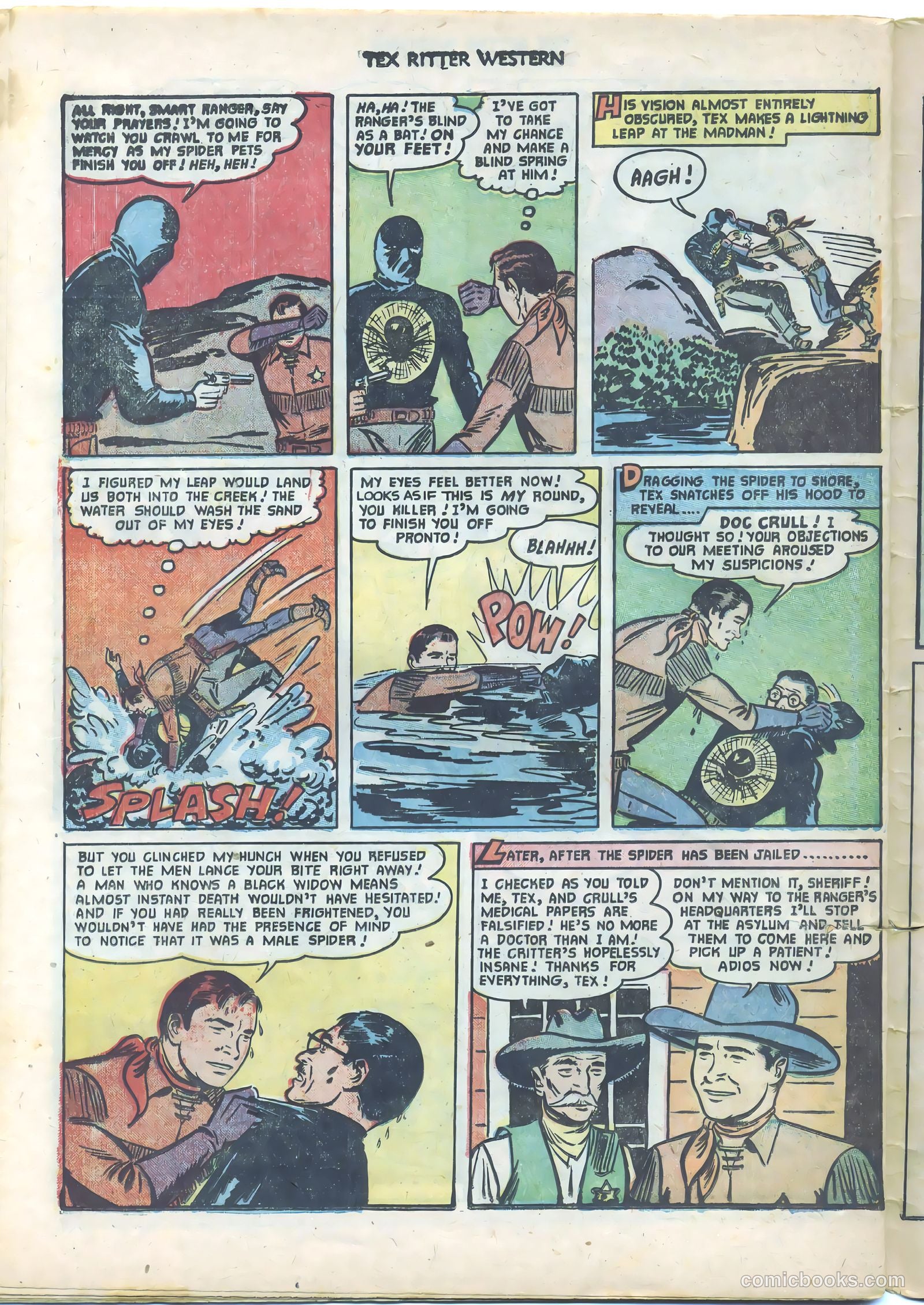 Tex Ritter Western #9 — page 32 of 36