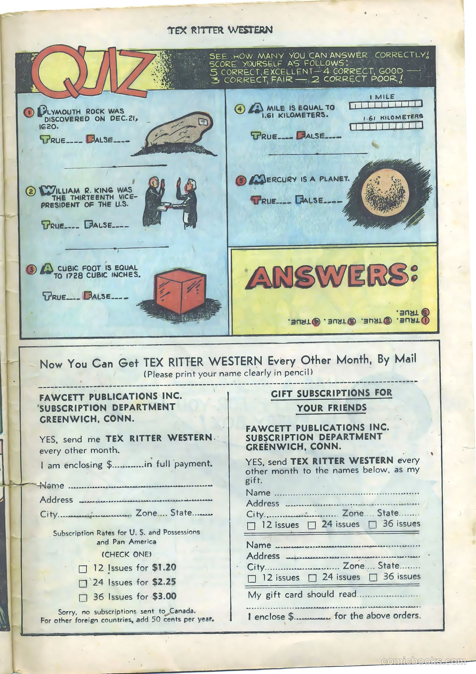 Tex Ritter Western #9 — page 33 of 36