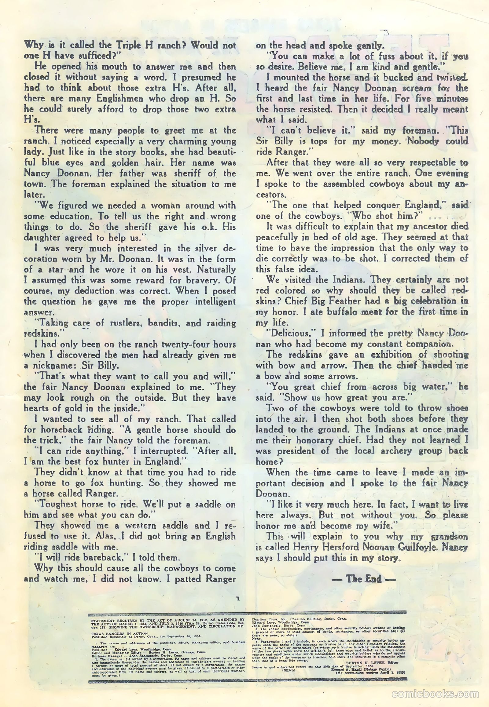 Texas Rangers #8 — page 19 of 36