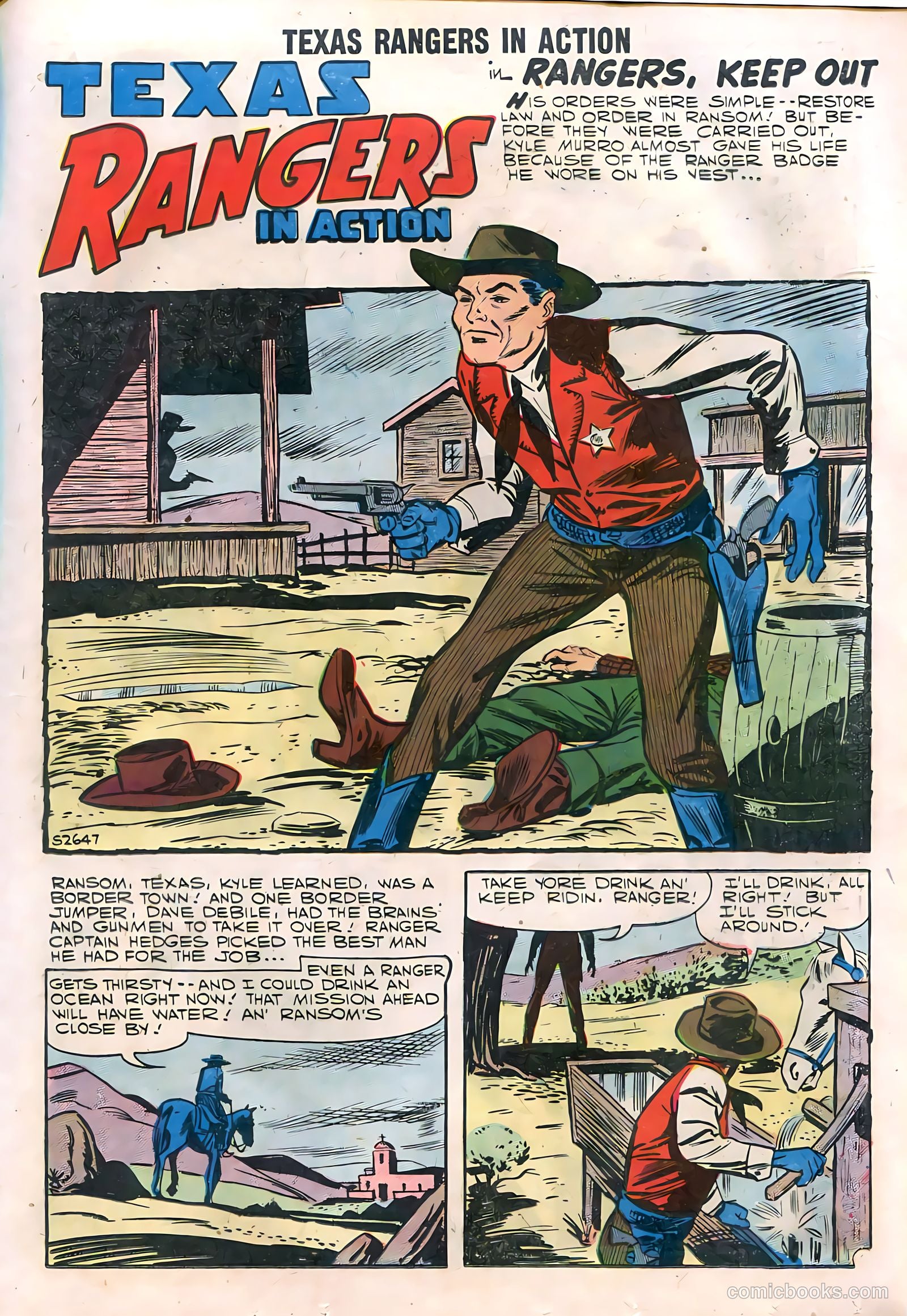 Texas Rangers in Action #11 — page 33 of 68
