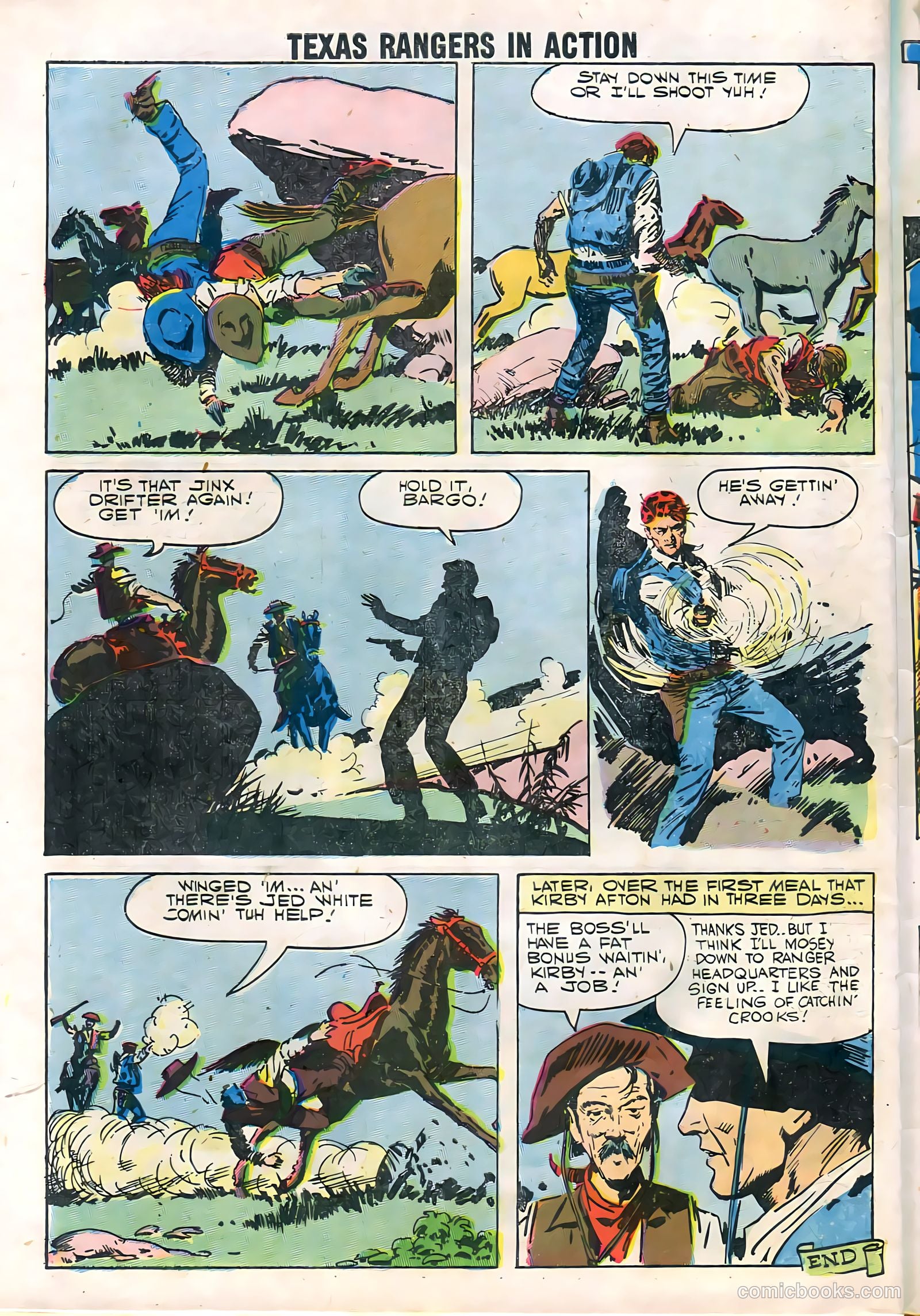Texas Rangers in Action #11 — page 55 of 68