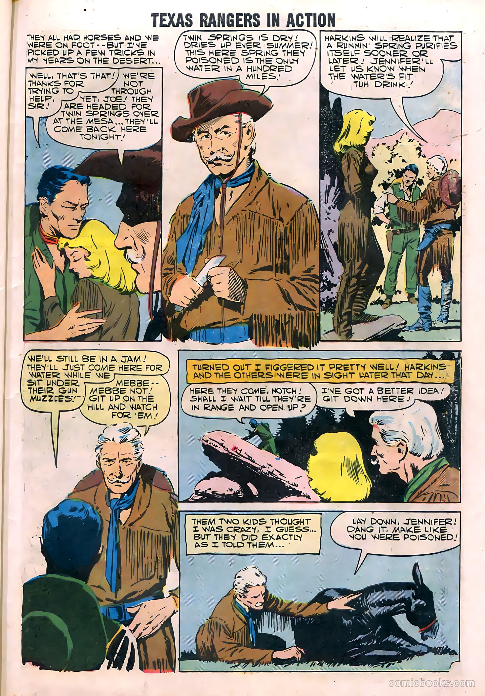 Texas Rangers in Action #11 — page 61 of 68