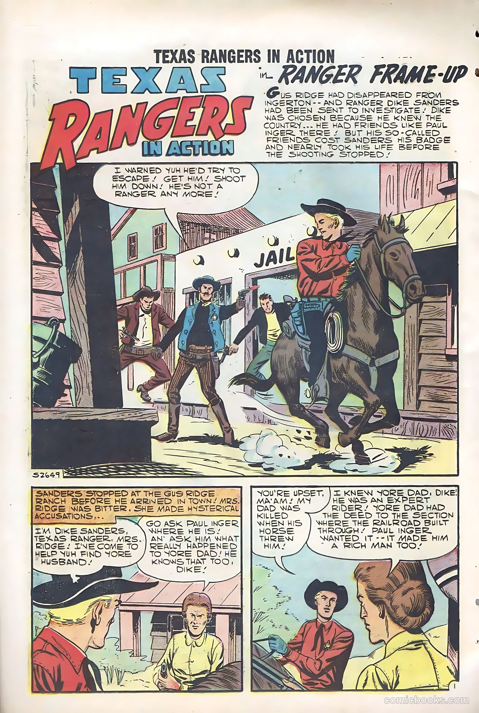 Texas Rangers in Action #12 — page 20 of 68