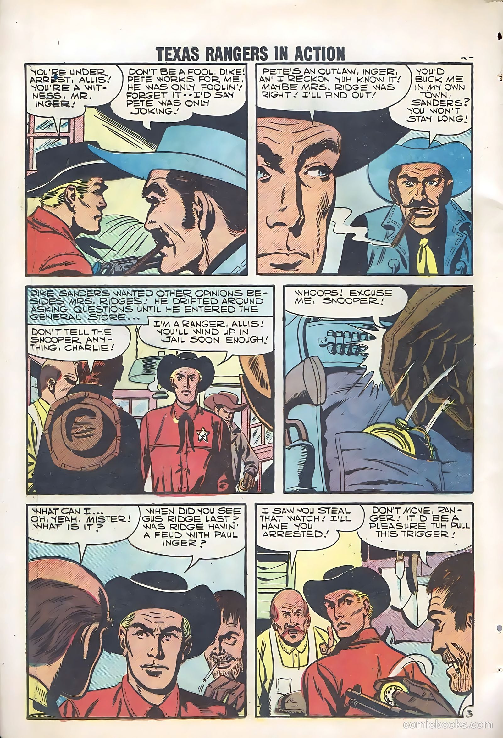 Texas Rangers in Action #12 — page 22 of 68