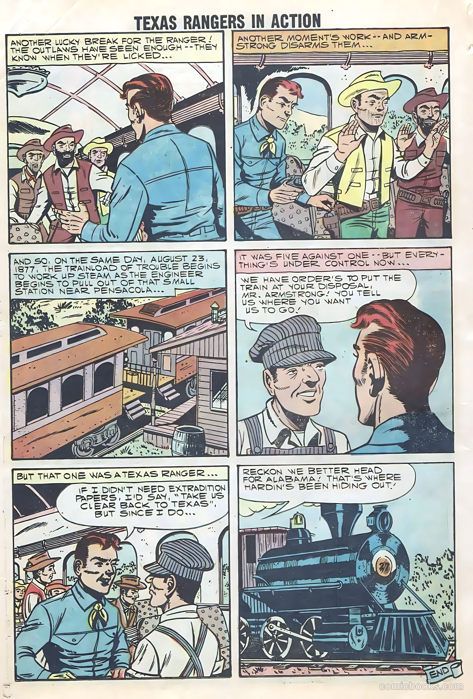Texas Rangers in Action #12 — page 40 of 68