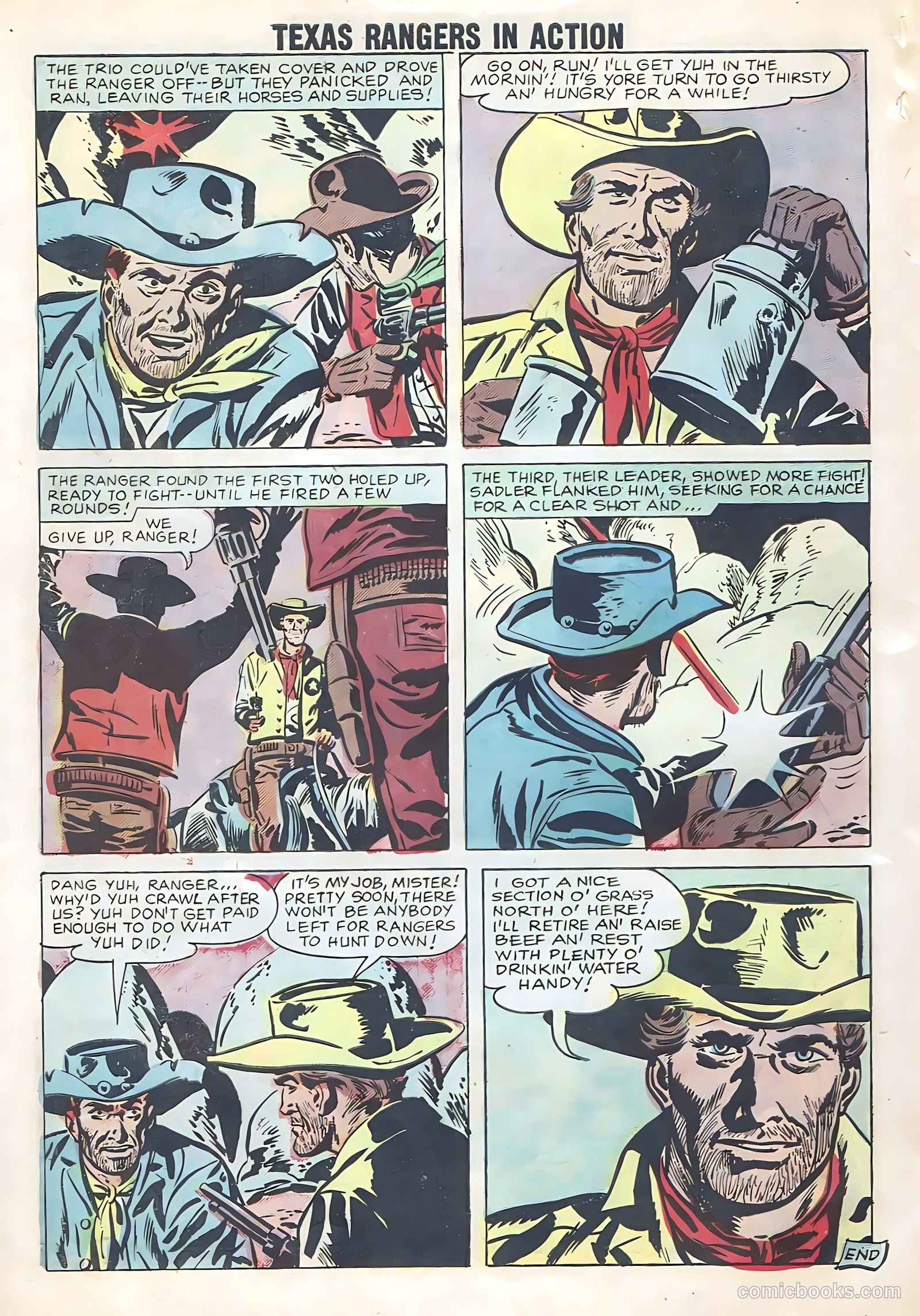 Texas Rangers in Action #12 — page 58 of 68