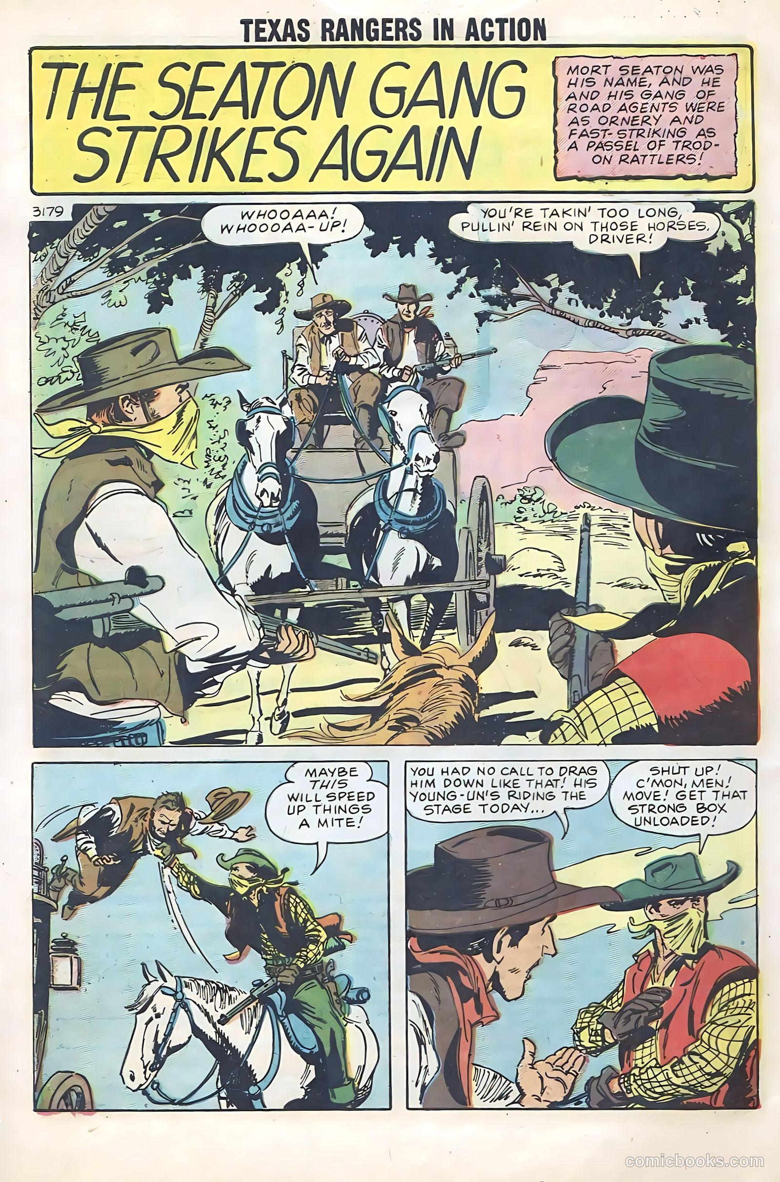 Texas Rangers in Action #12 — page 60 of 68