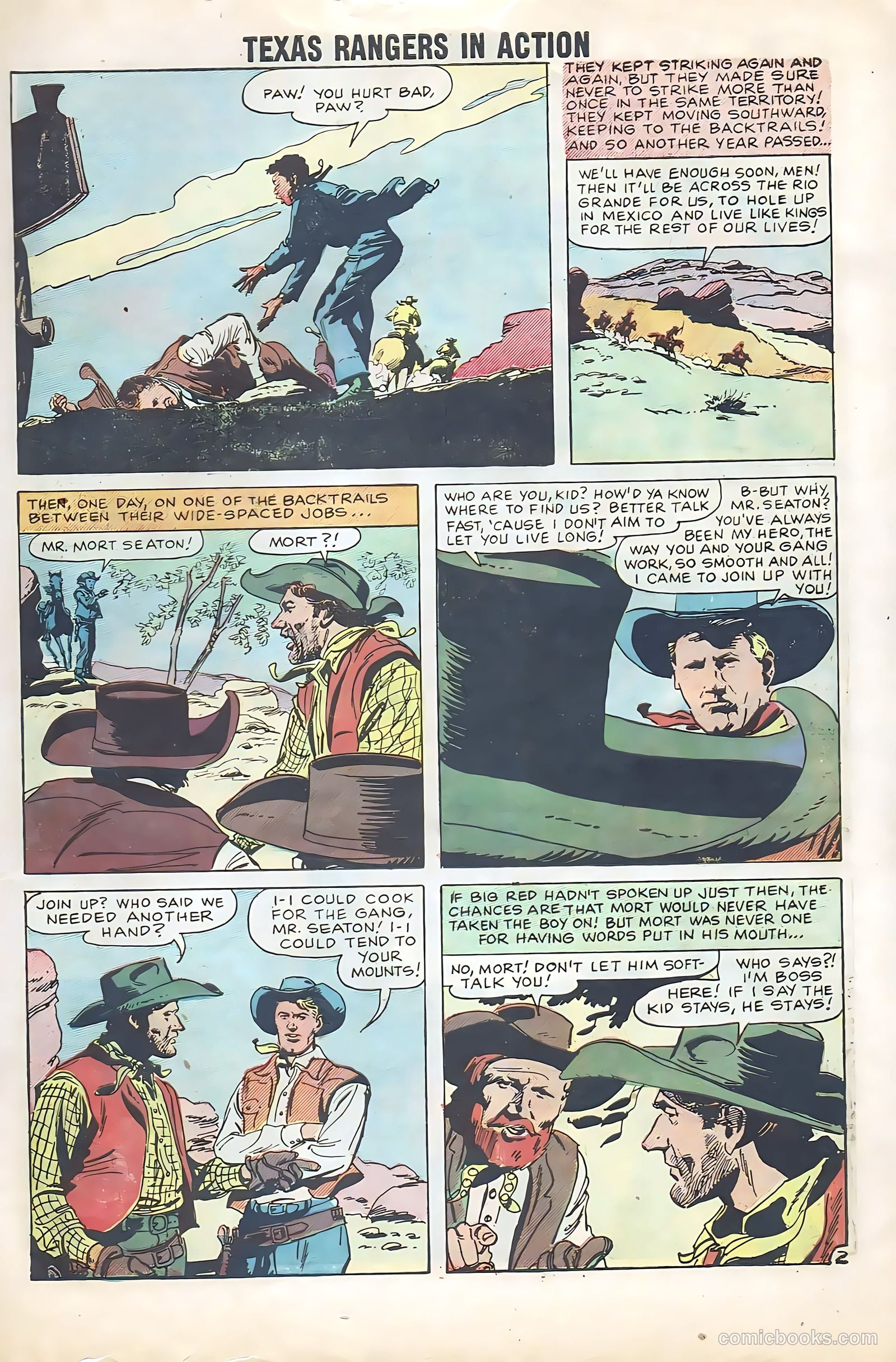 Texas Rangers in Action #12 — page 61 of 68