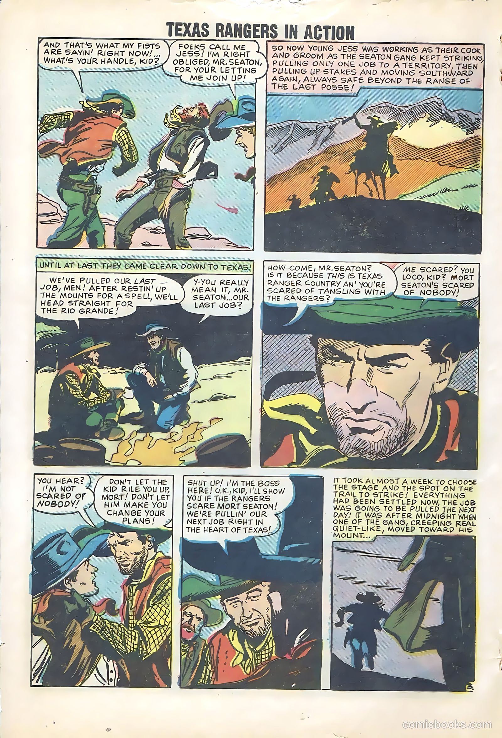 Texas Rangers in Action #12 — page 62 of 68