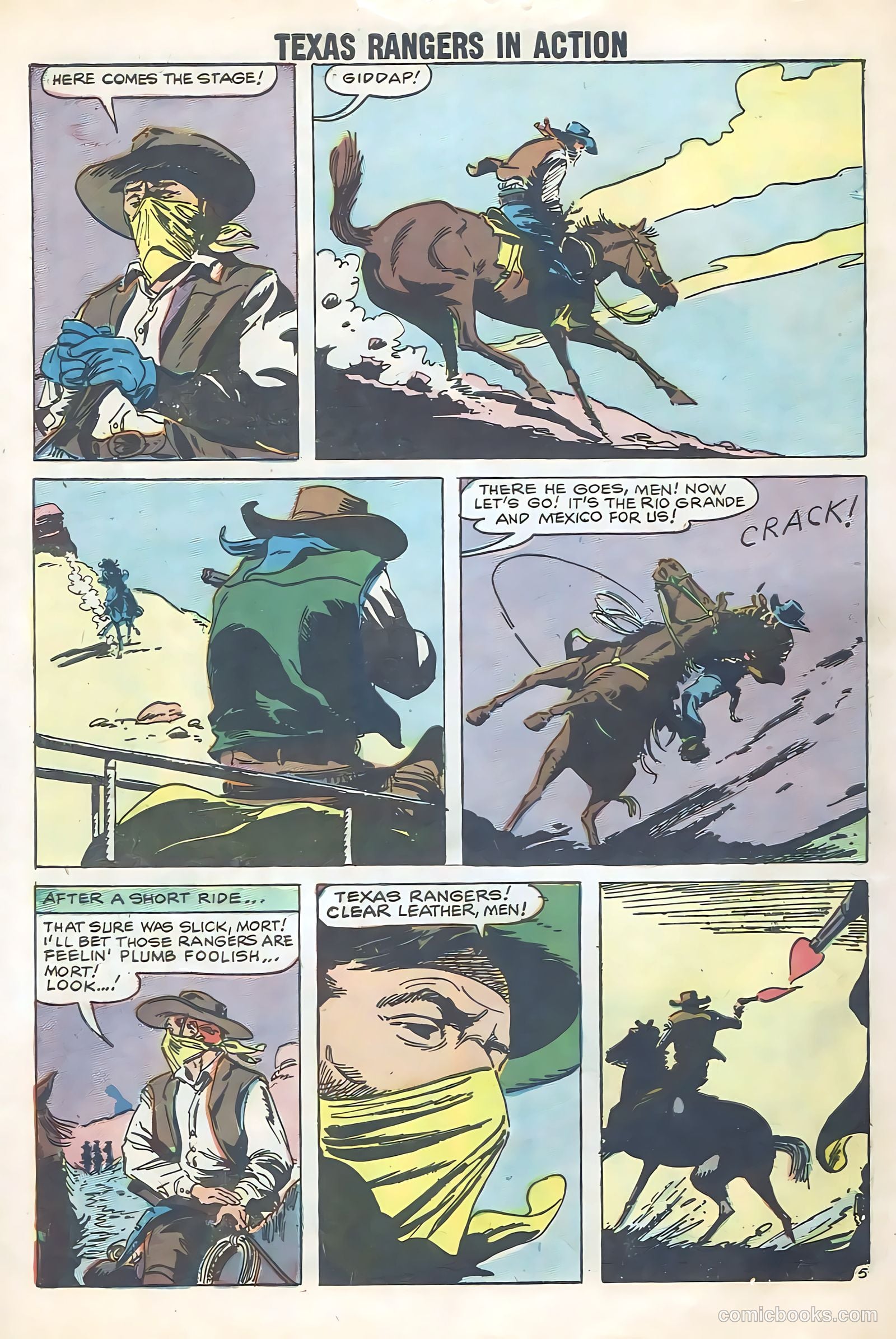 Texas Rangers in Action #12 — page 64 of 68