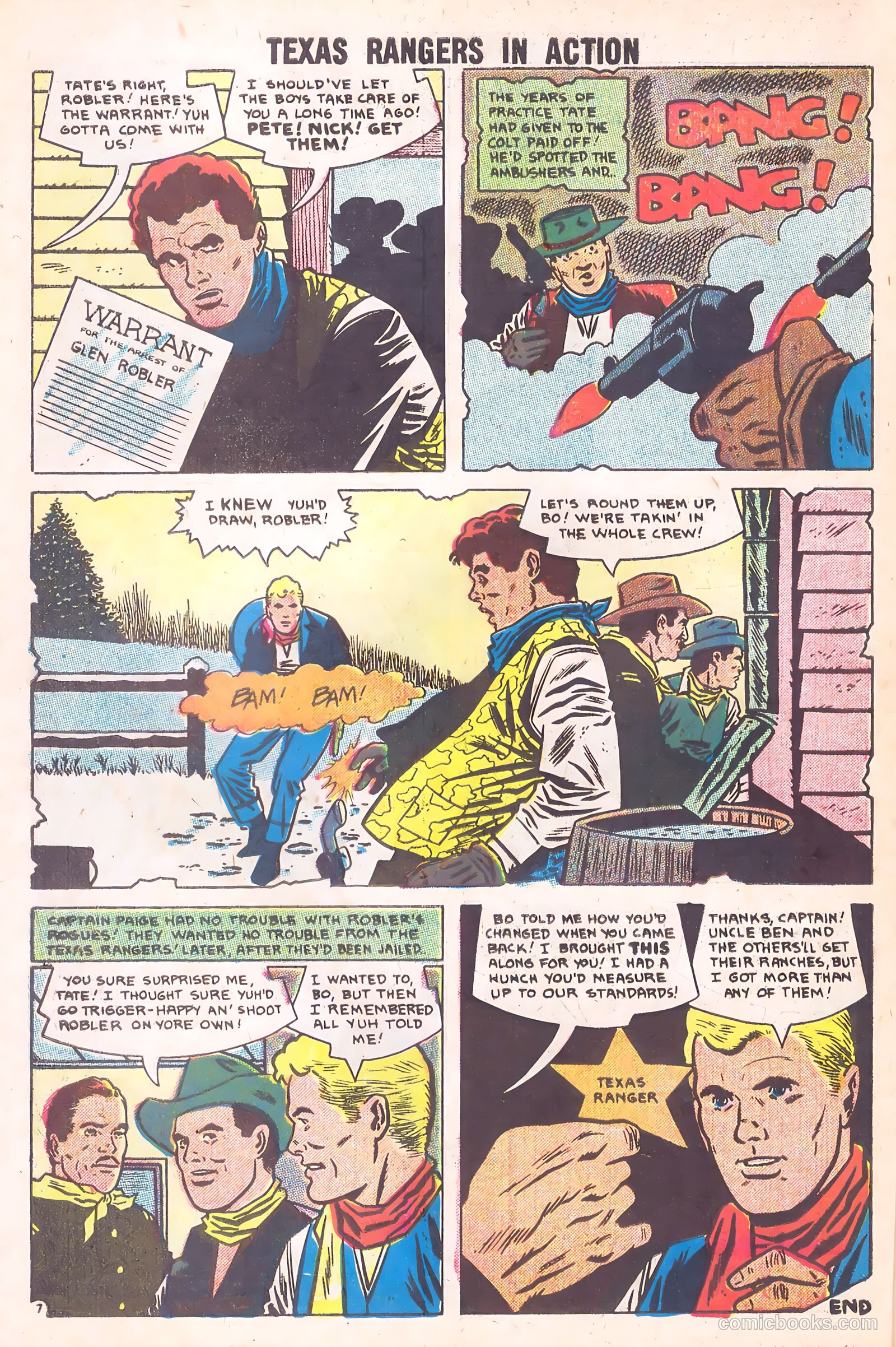 Texas Rangers in Action #14 — page 10 of 37