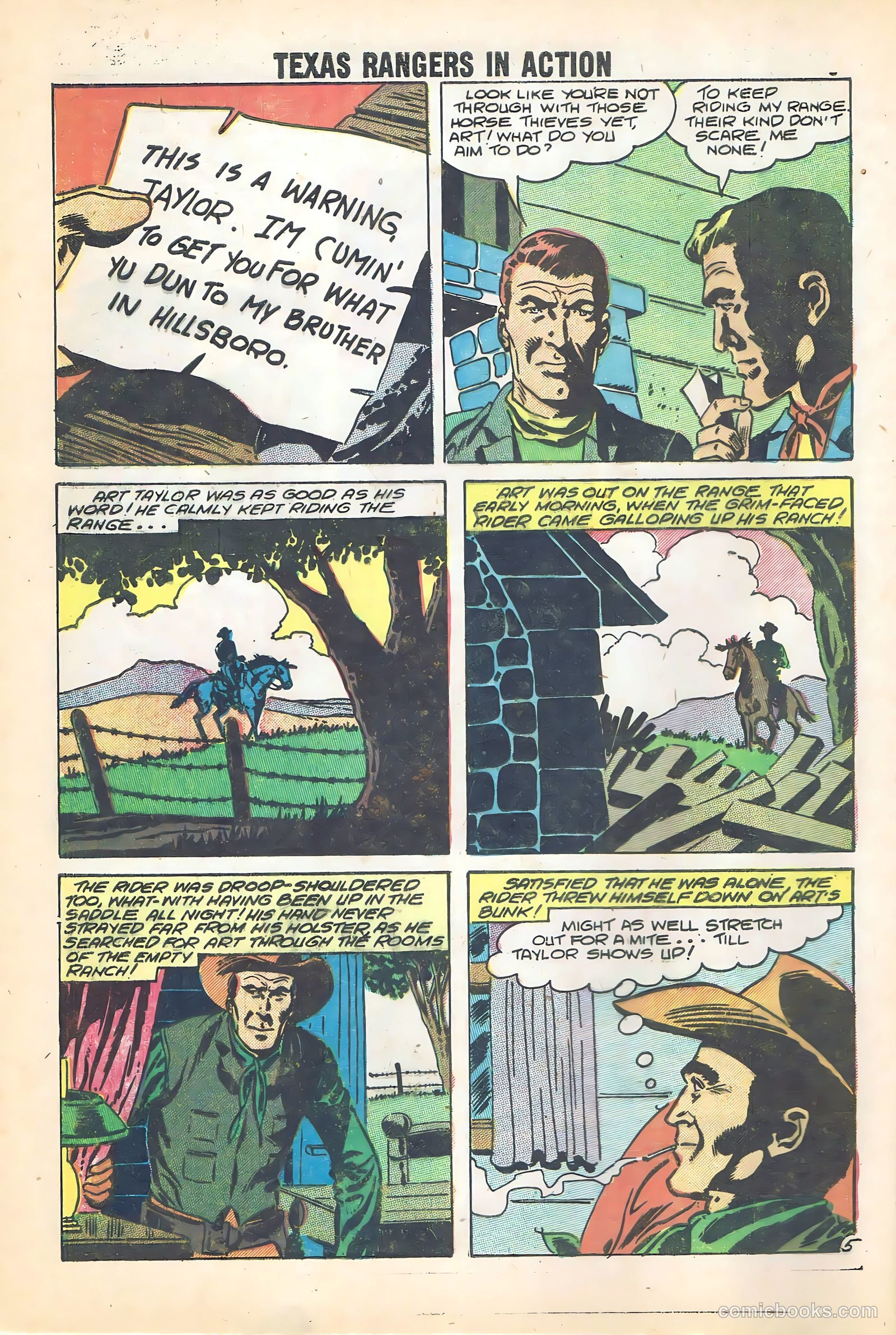 Texas Rangers in Action #15 — page 8 of 35