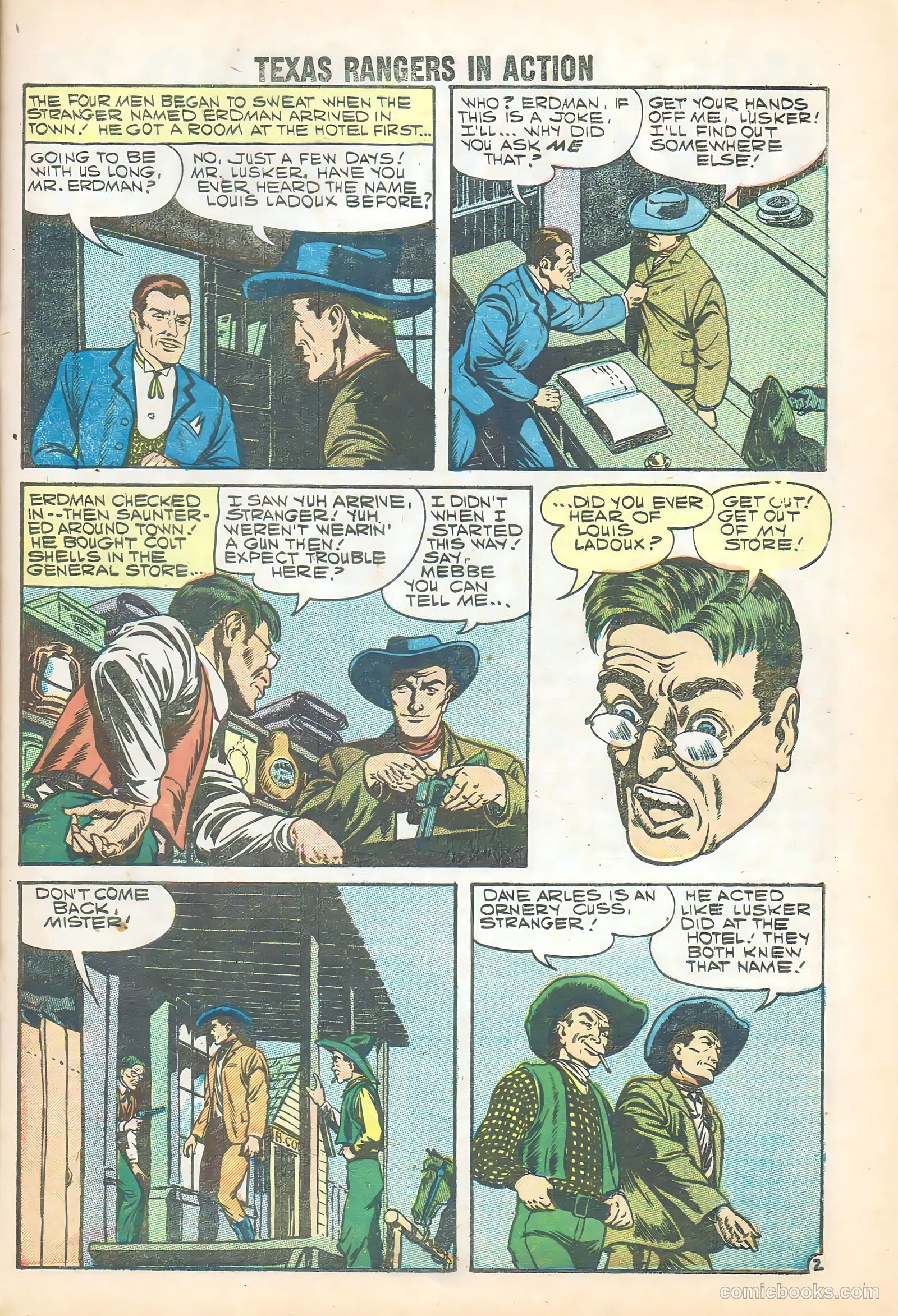 Texas Rangers in Action #15 — page 20 of 35
